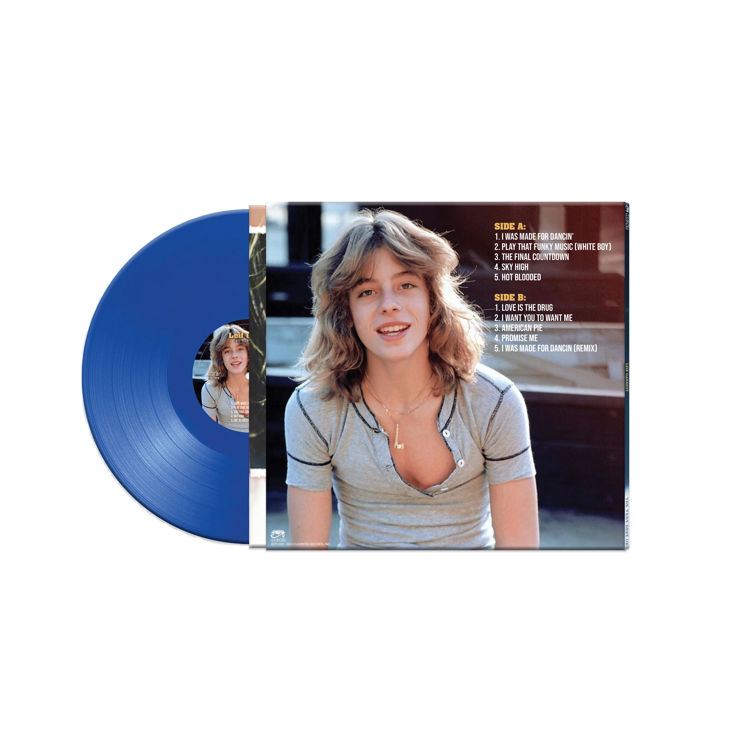 Leif Garrett - The Very Best Of (Blue Vinyl) - Image 2