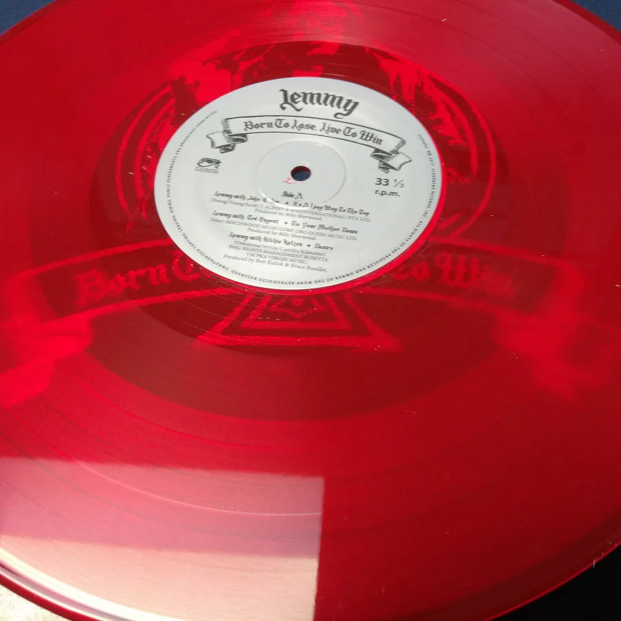 Lemmy - Born To Lose, Live To Win (2nd Limited Edition Colored LP w- Poster in Bag) - Image 5