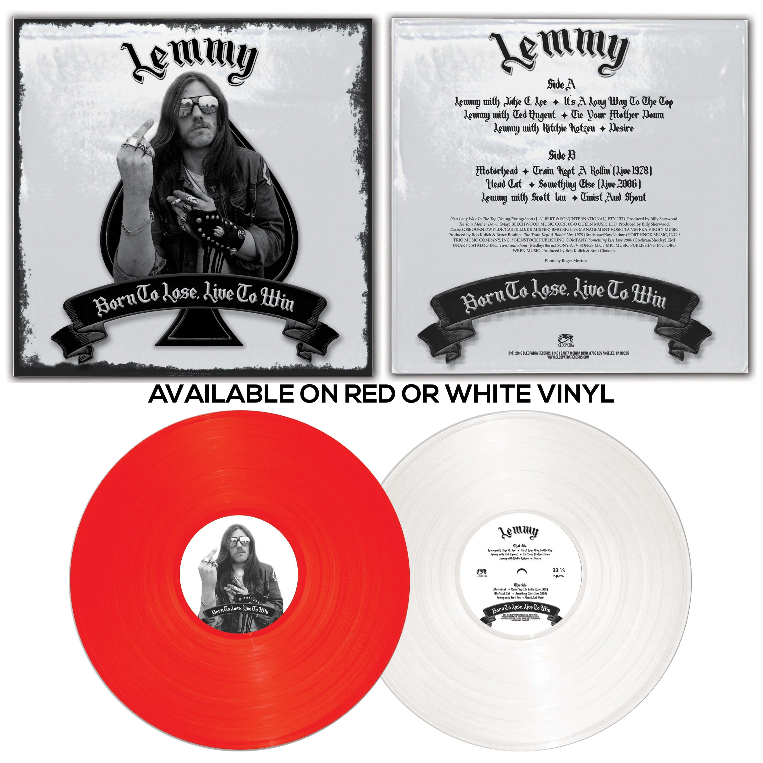 Lemmy - Born To Lose, Live To Win (Limited Edition Color LP) only 500 made - Image 2