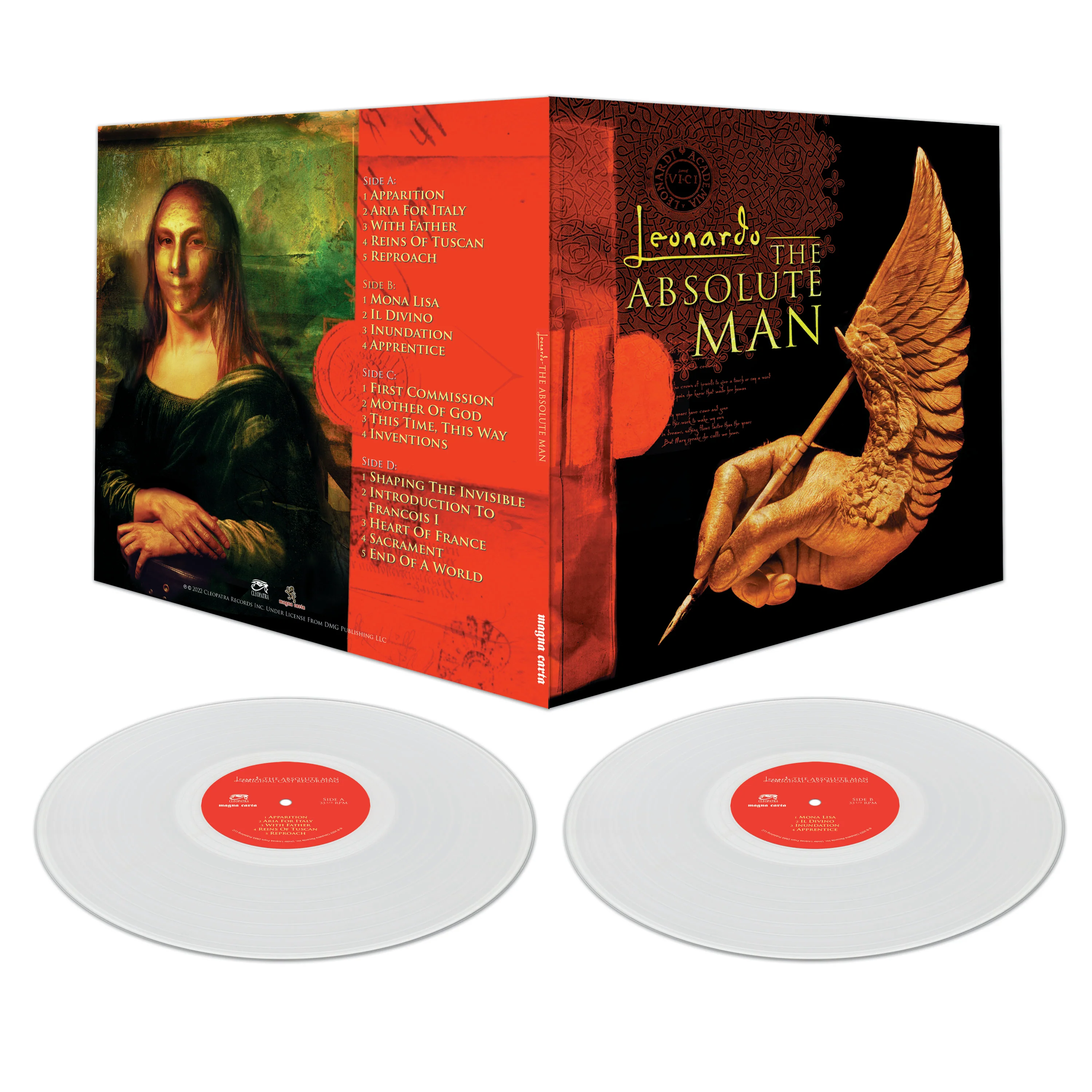 Leonardo - The Absolute Man (Original Cast Recording) (Clear Double Vinyl) - Image 2