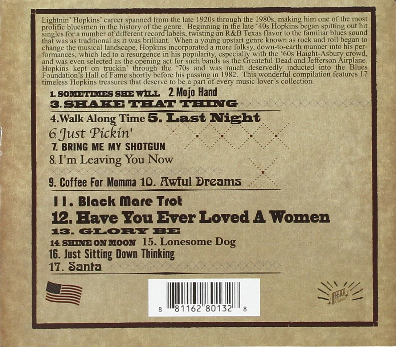 Lightnin’ Hopkins - Best Of (CD) - Image 2