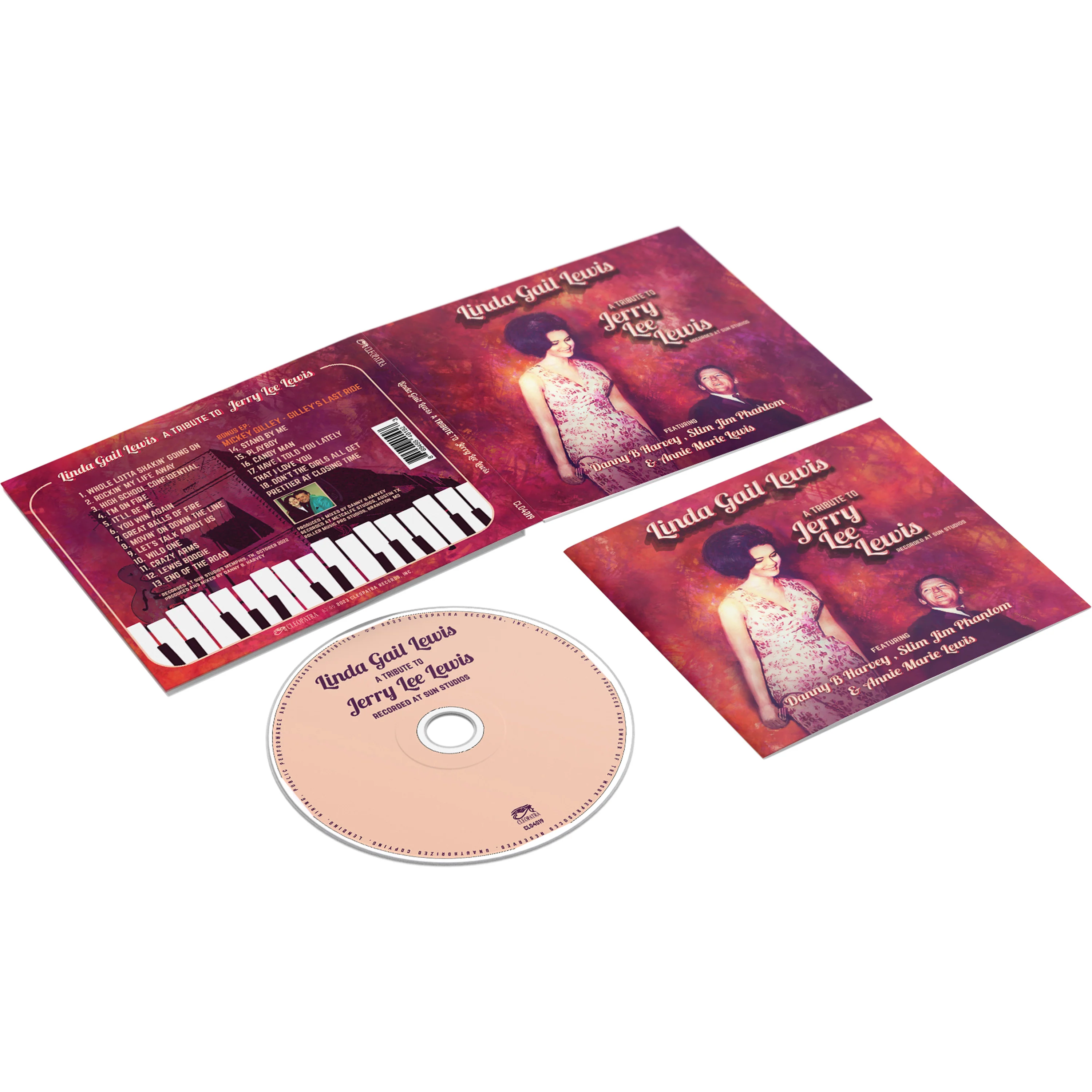 Linda Gail Lewis - A Tribute to Jerry Lee Lewis (CD) - Image 3