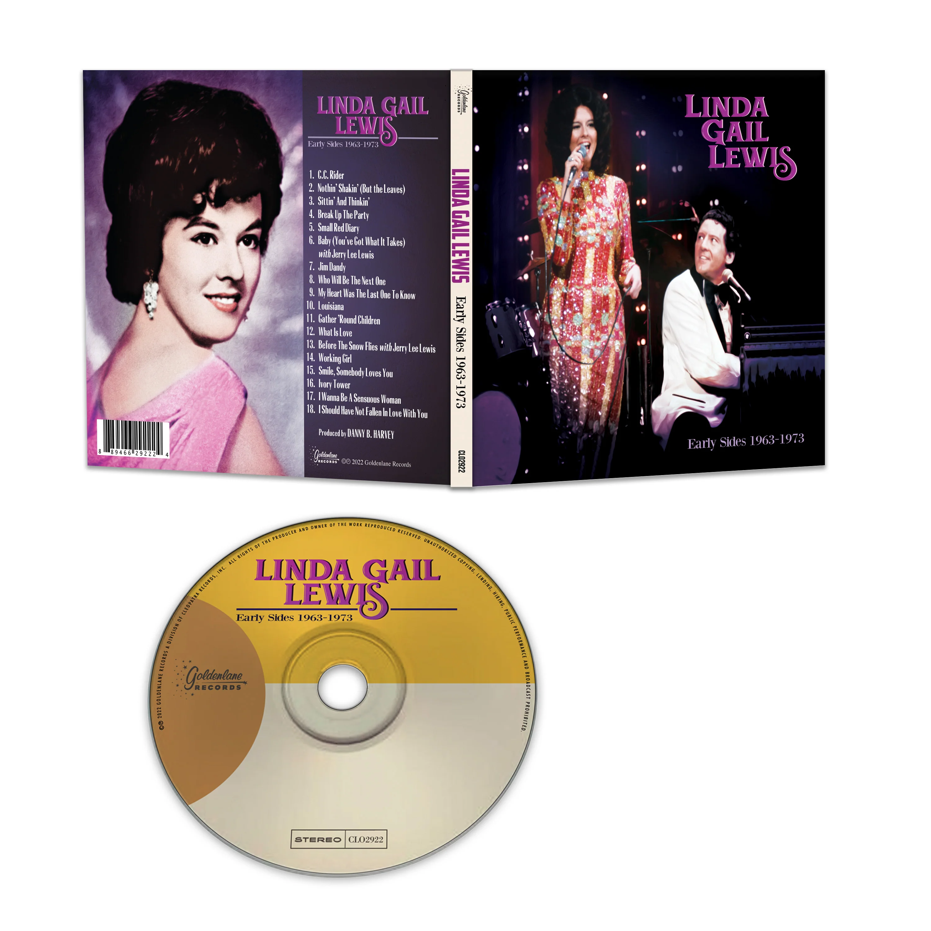 Linda Gail Lewis - Early Sides 1963-1973 (CD Digipak) - Image 2
