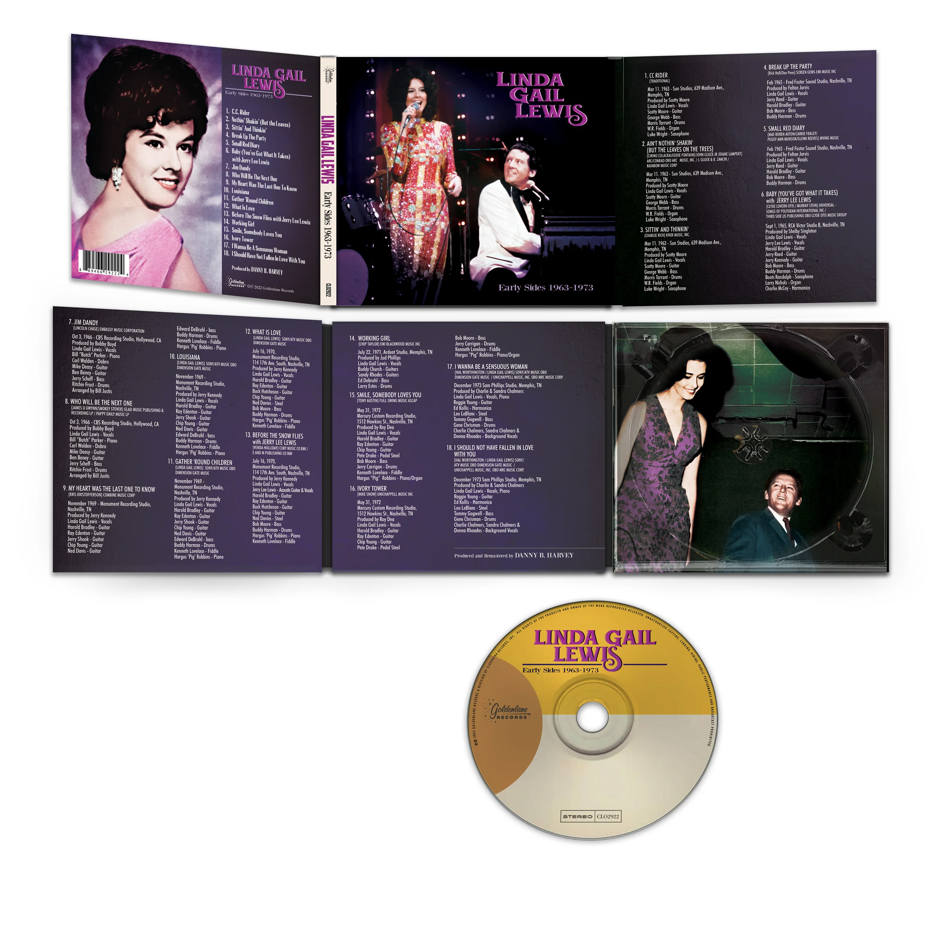 Linda Gail Lewis - Early Sides 1963-1973 (CD Digipak) - Image 3