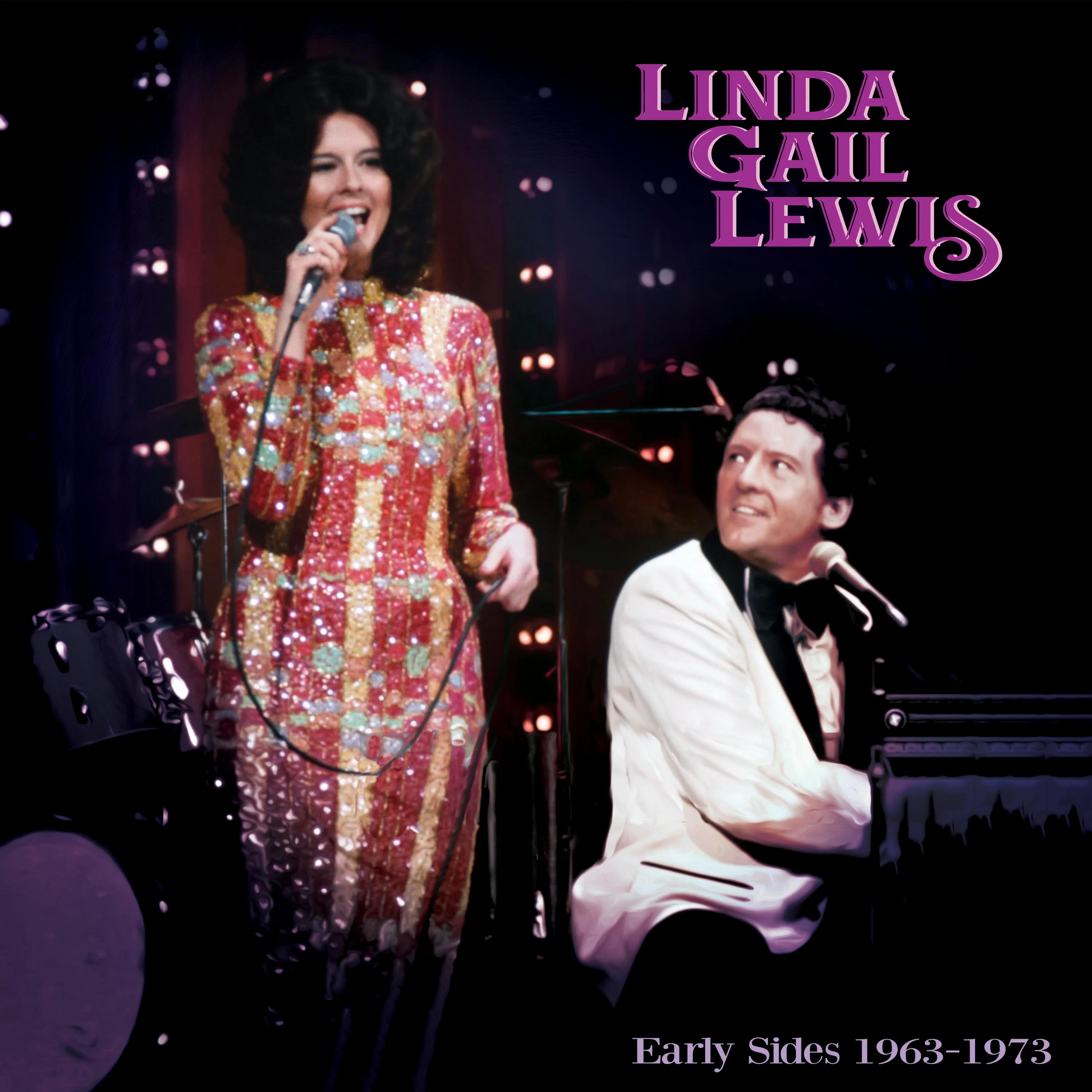 Linda Gail Lewis - Early Sides 1963-1973 (Purple Splatter Vinyl) - Image 4