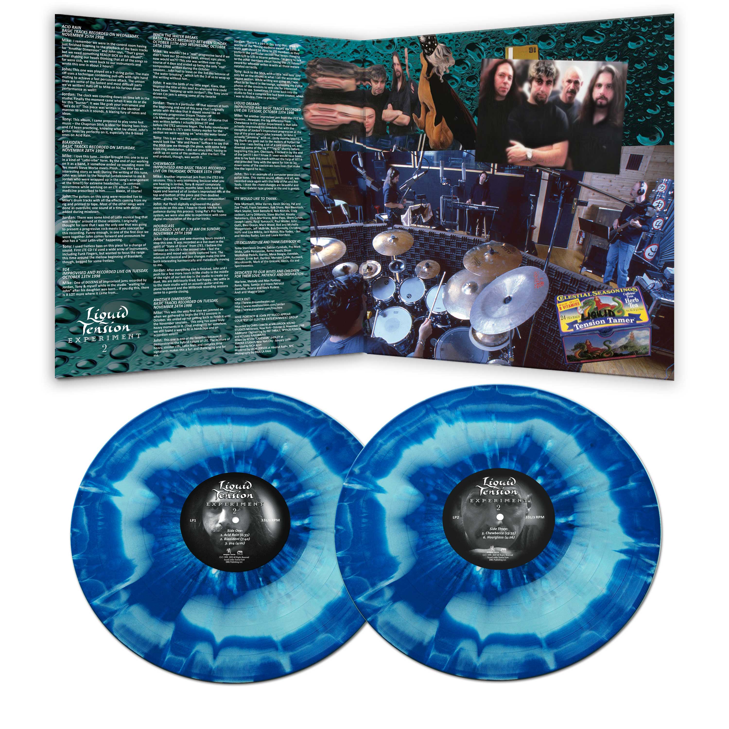 Liquid Tension Experiment - Liquid Tension Experiment 2 (Limited Edition Blue Haze Double Vinyl) - Image 3