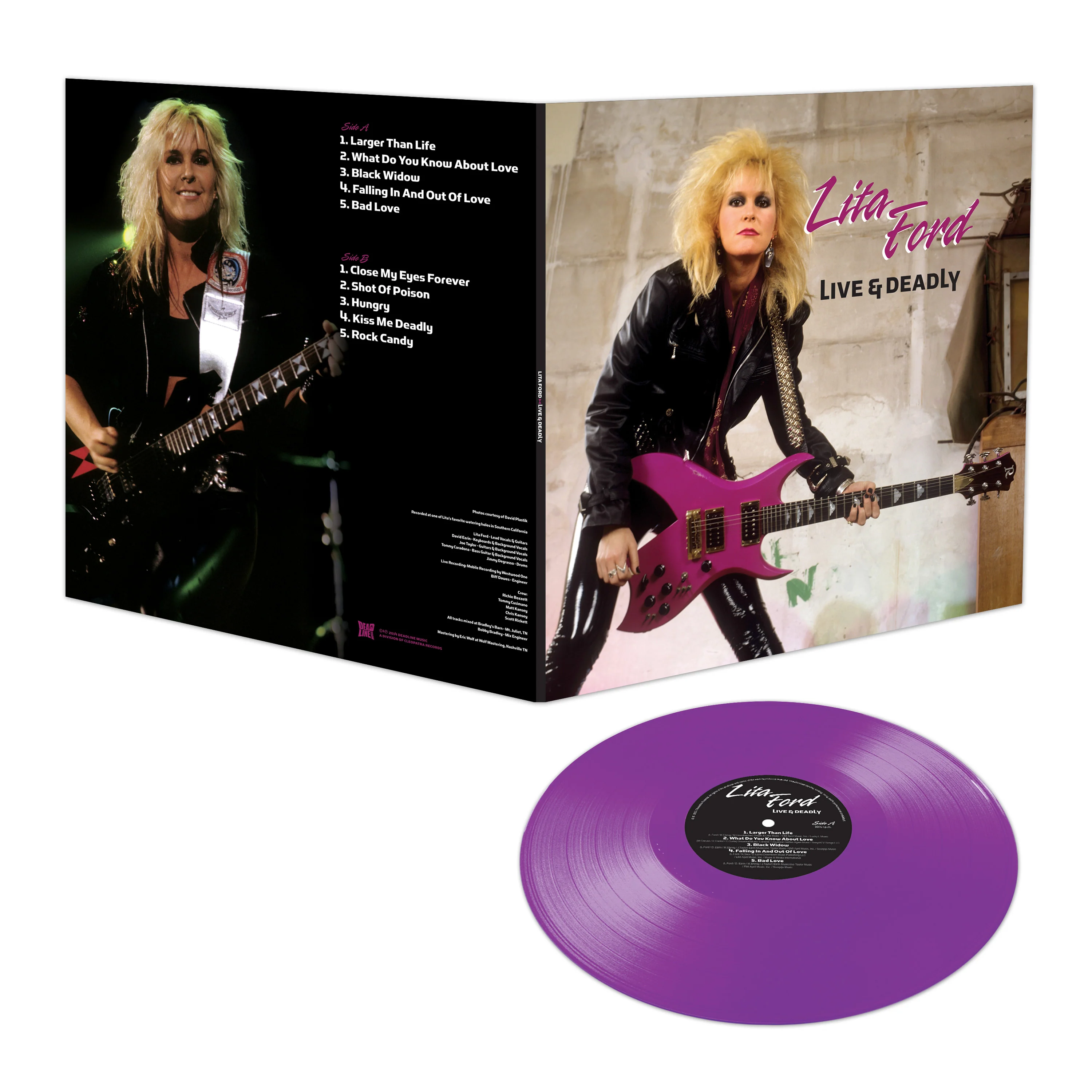 Lita Ford - Live & Deadly (Limited Edition Purple Vinyl) - Image 2