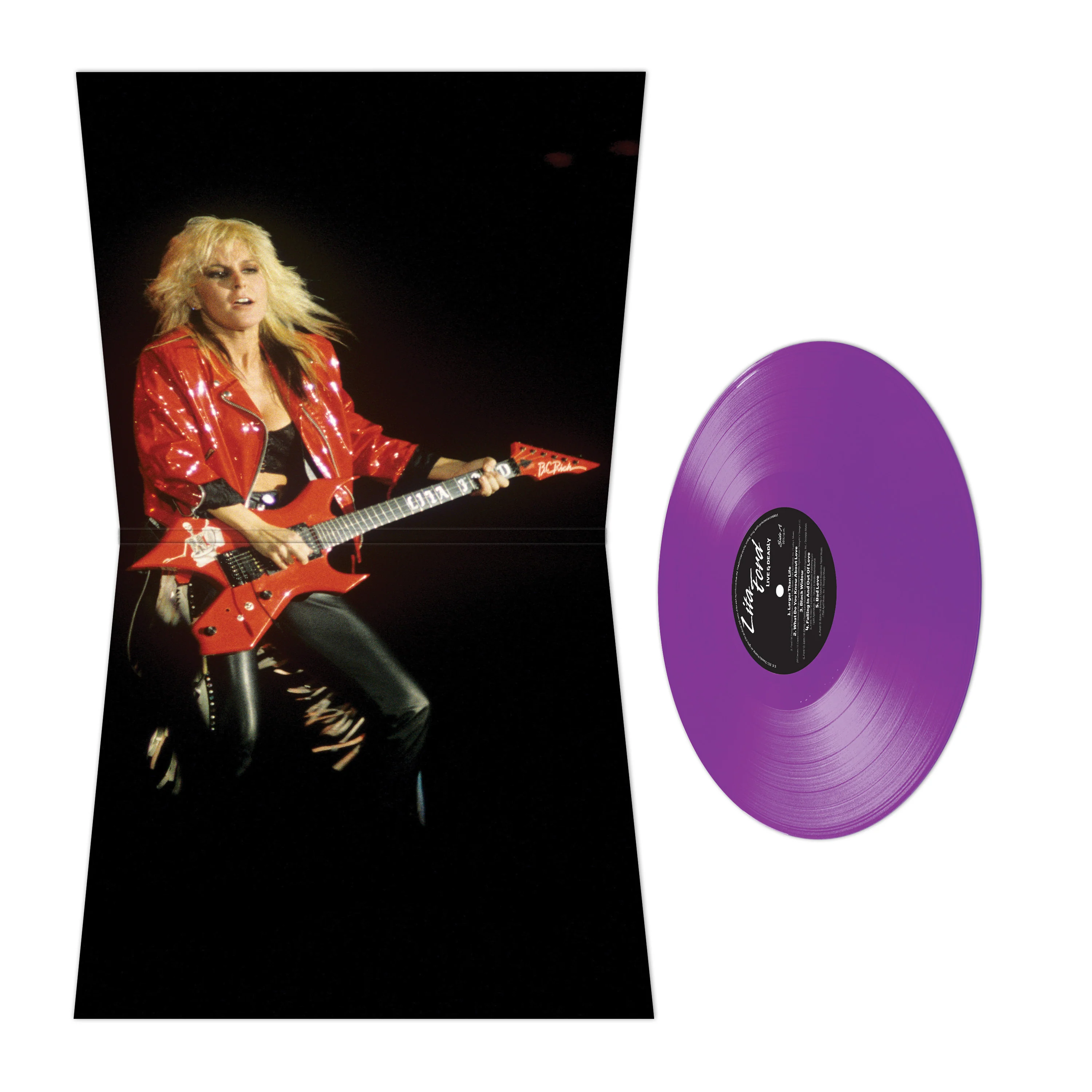 Lita Ford - Live & Deadly (Limited Edition Purple Vinyl) - Image 3