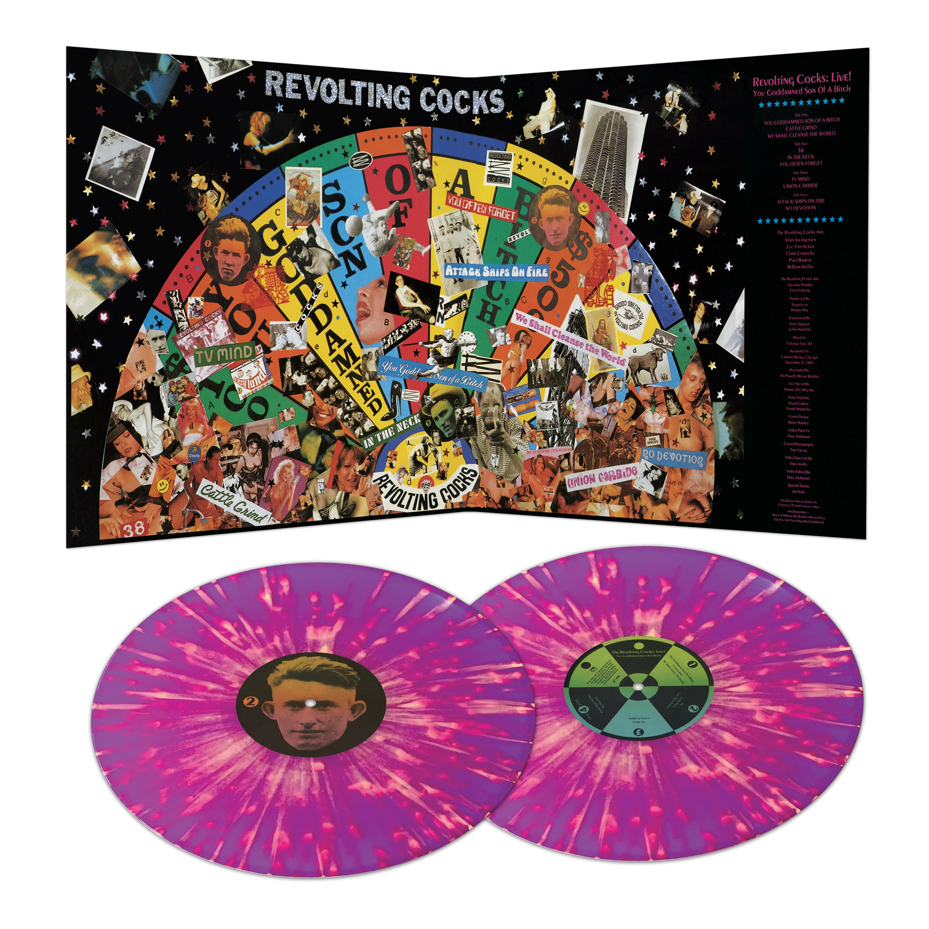 Revolting Cocks - Live! You Goddamned Son of a Bitch (Limited Edition Purple Vinyl) - Image 2
