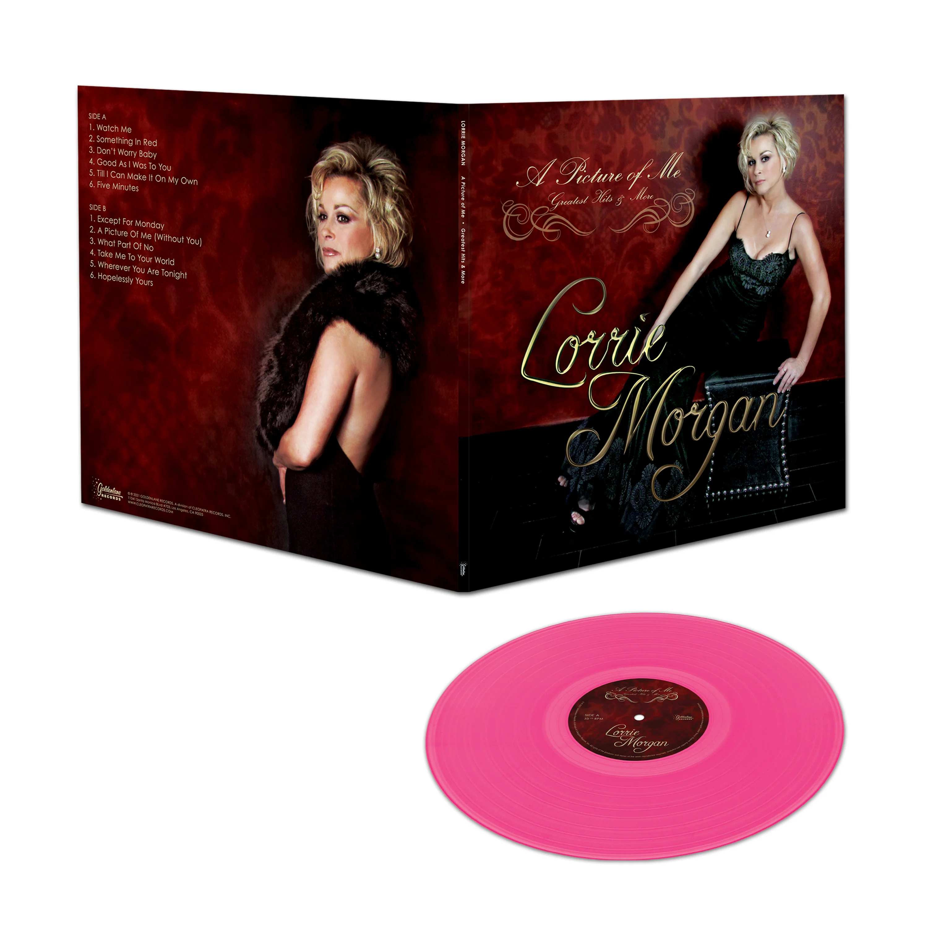 Lorrie Morgan - A Picture of Me - Greatest Hits & More (Limited Edition Pink Vinyl) - Image 2