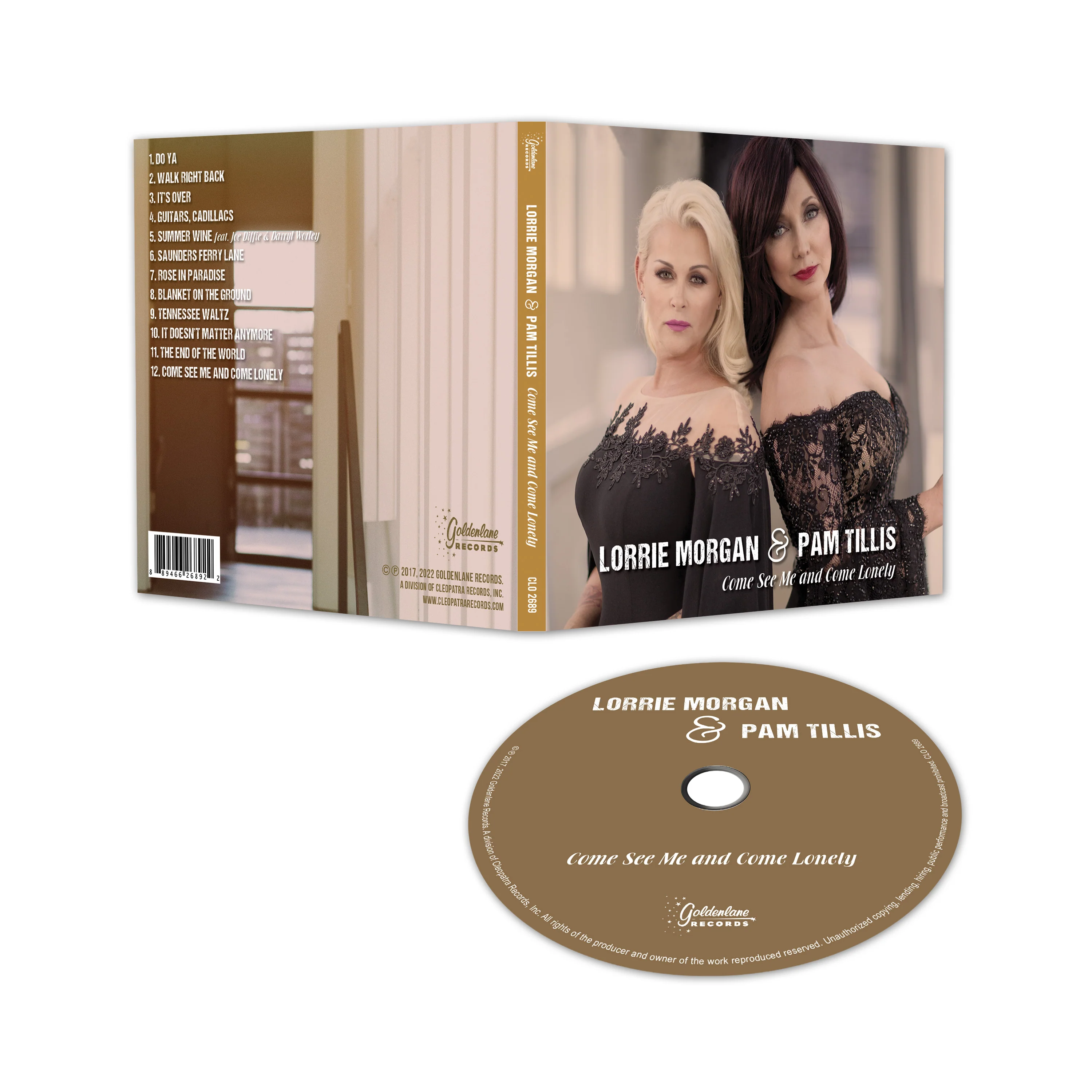 Lorrie Morgan & Pam Tillis - Come See Me and Come Lonely (Digipak CD) - Image 2