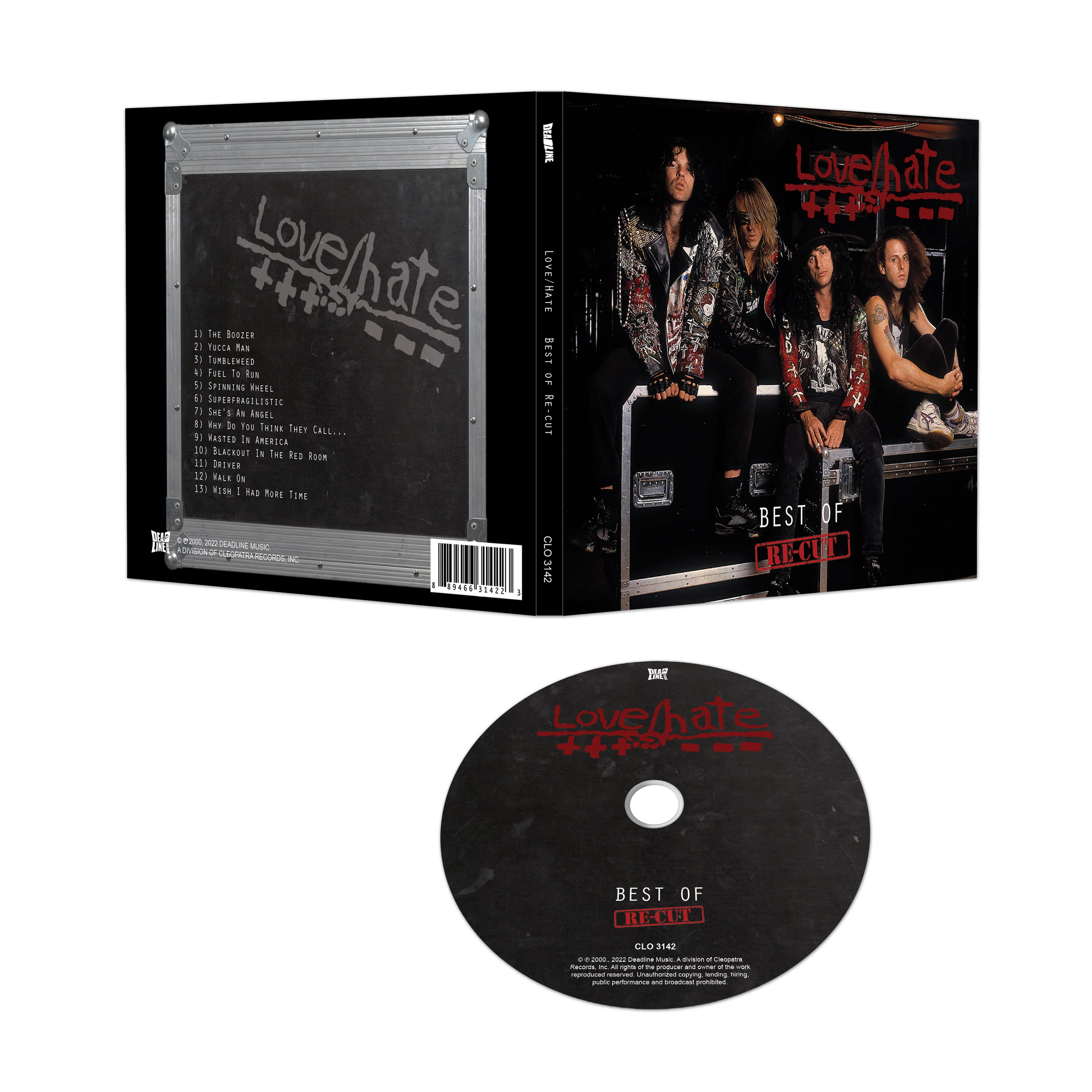 Love/Hate - The Best Of - Re-Cut (CD Digipak) - Image 2