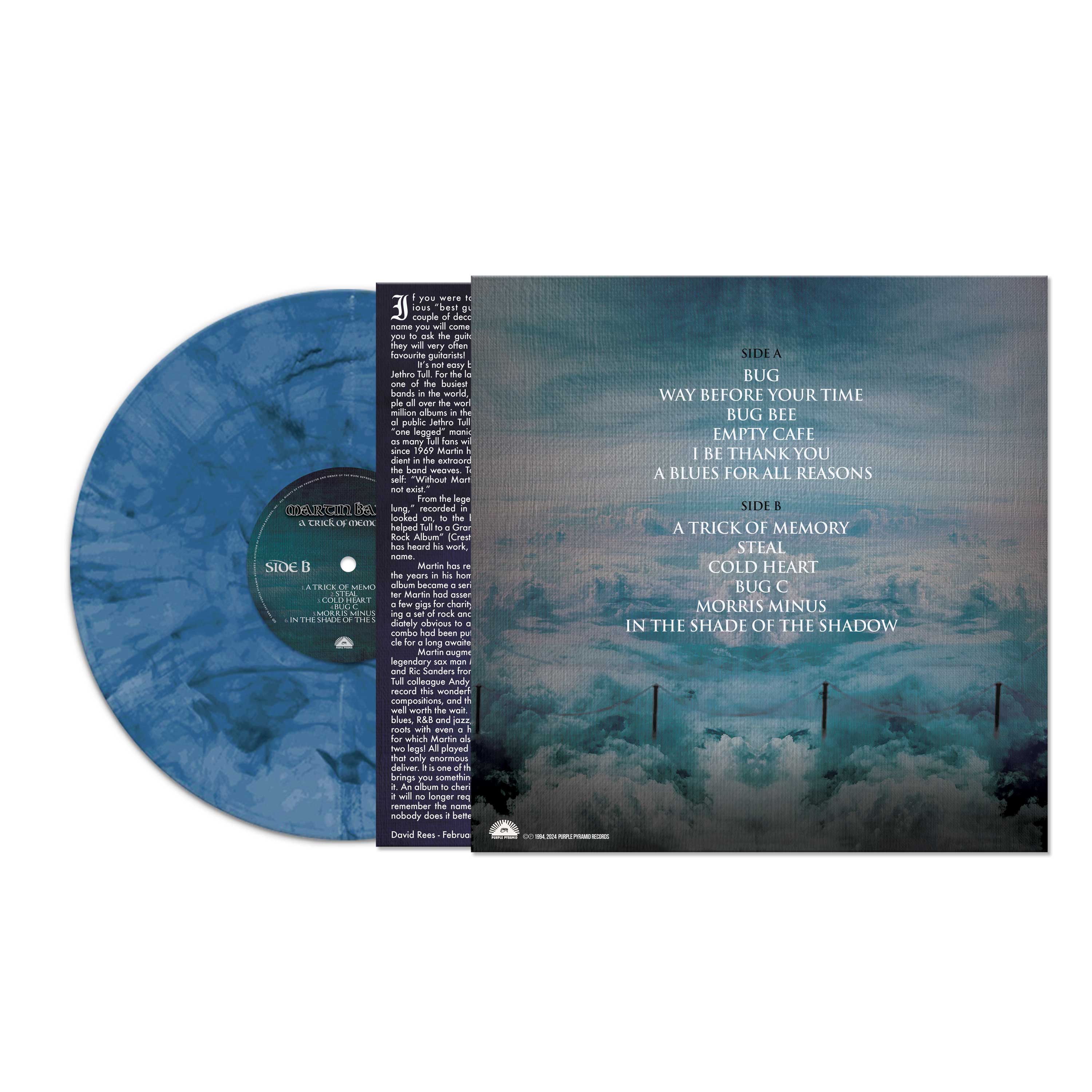 Martin Barre - A Trick of Memory (Blue Marble Vinyl) - Image 2