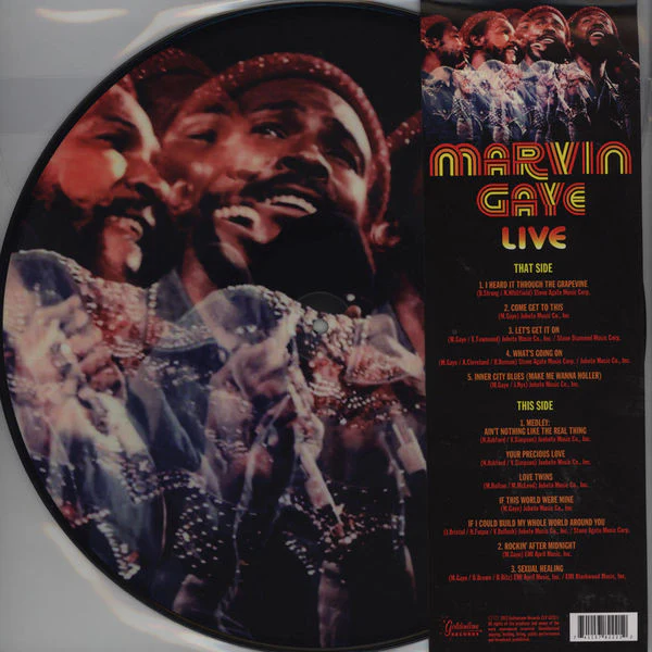 Marvin Gaye - Live (Picture Disc Vinyl) - Image 2