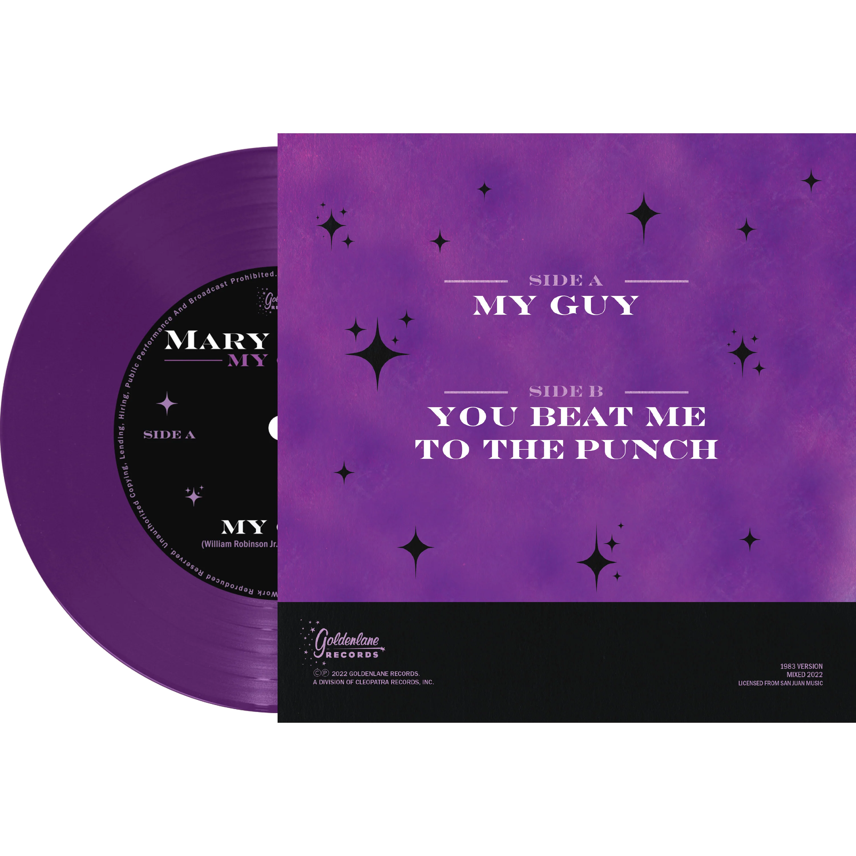 Mary Wells - My Guy (Purple 7" Vinyl) - Image 2
