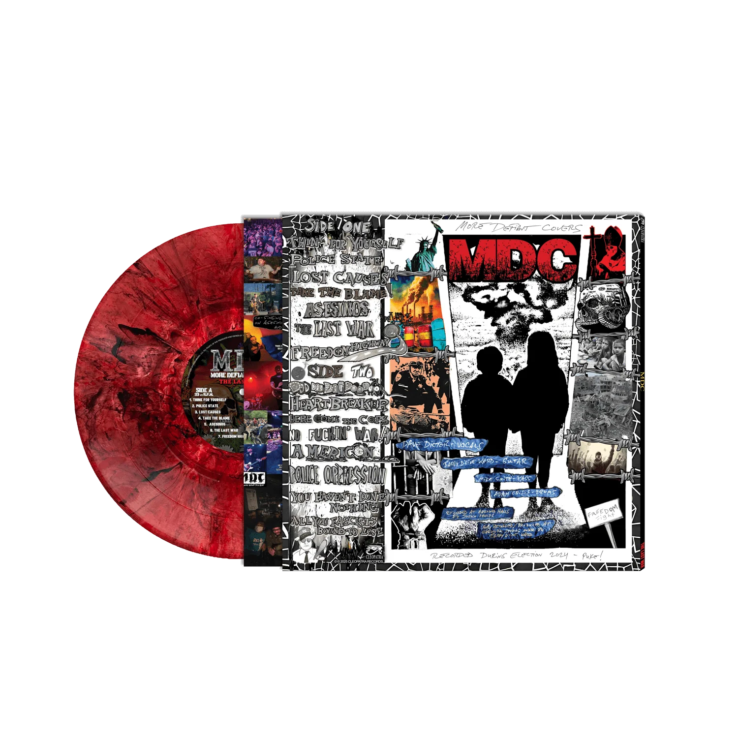 MDC - The Last War (Red Marble Vinyl LP) - Image 2