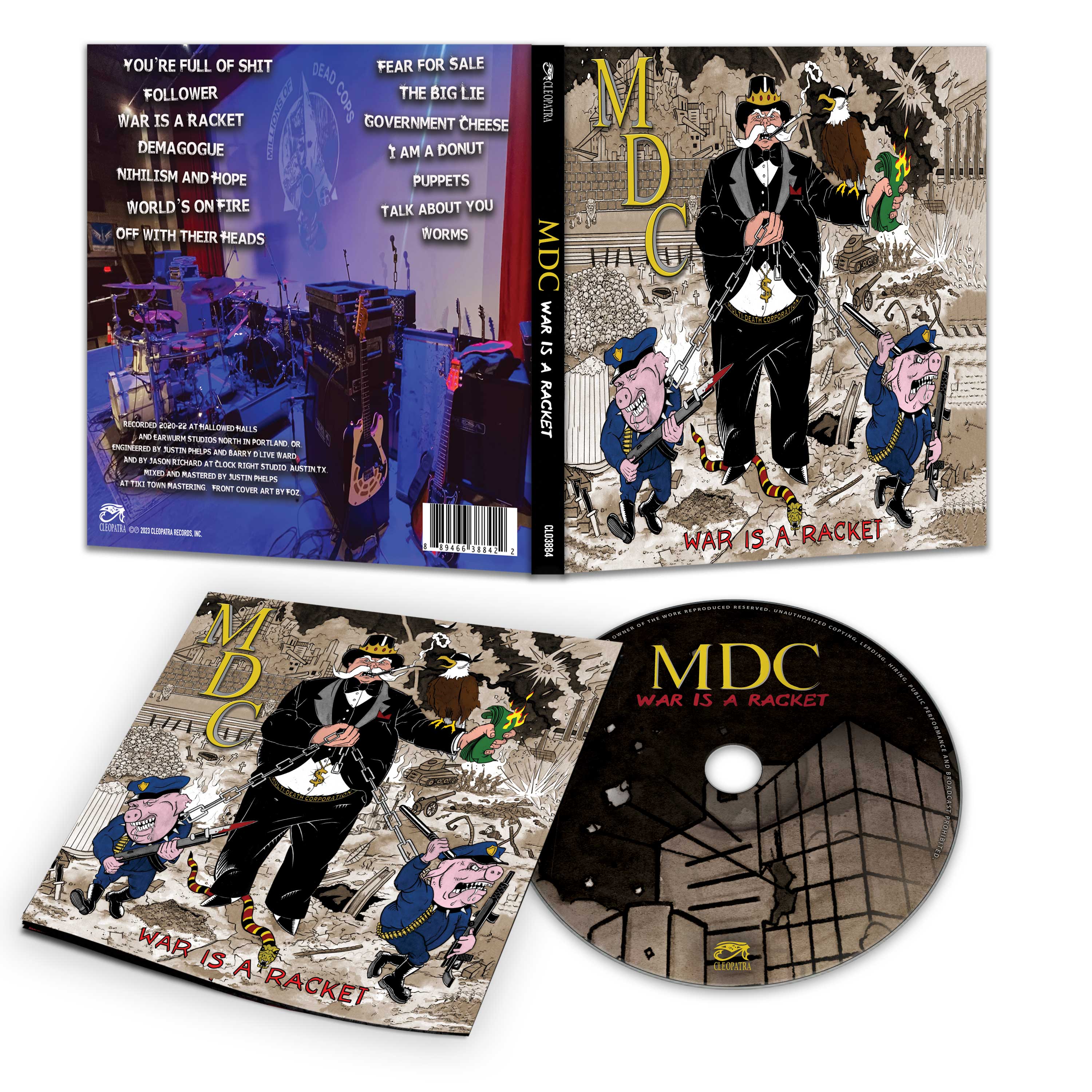 MDC - War Is A Racket (CD) - Image 2