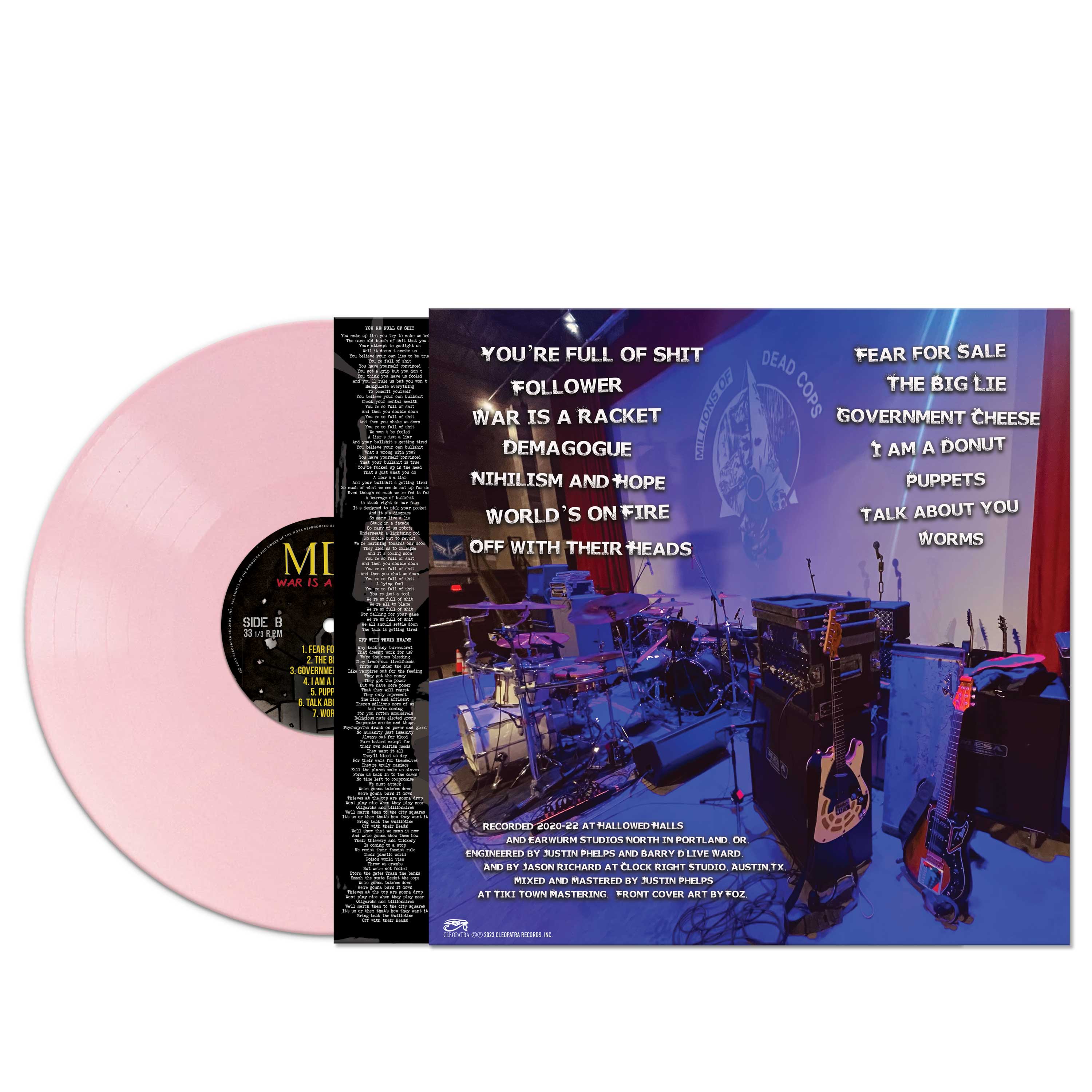 MDC - War Is A Racket (Pink Vinyl) - Image 2
