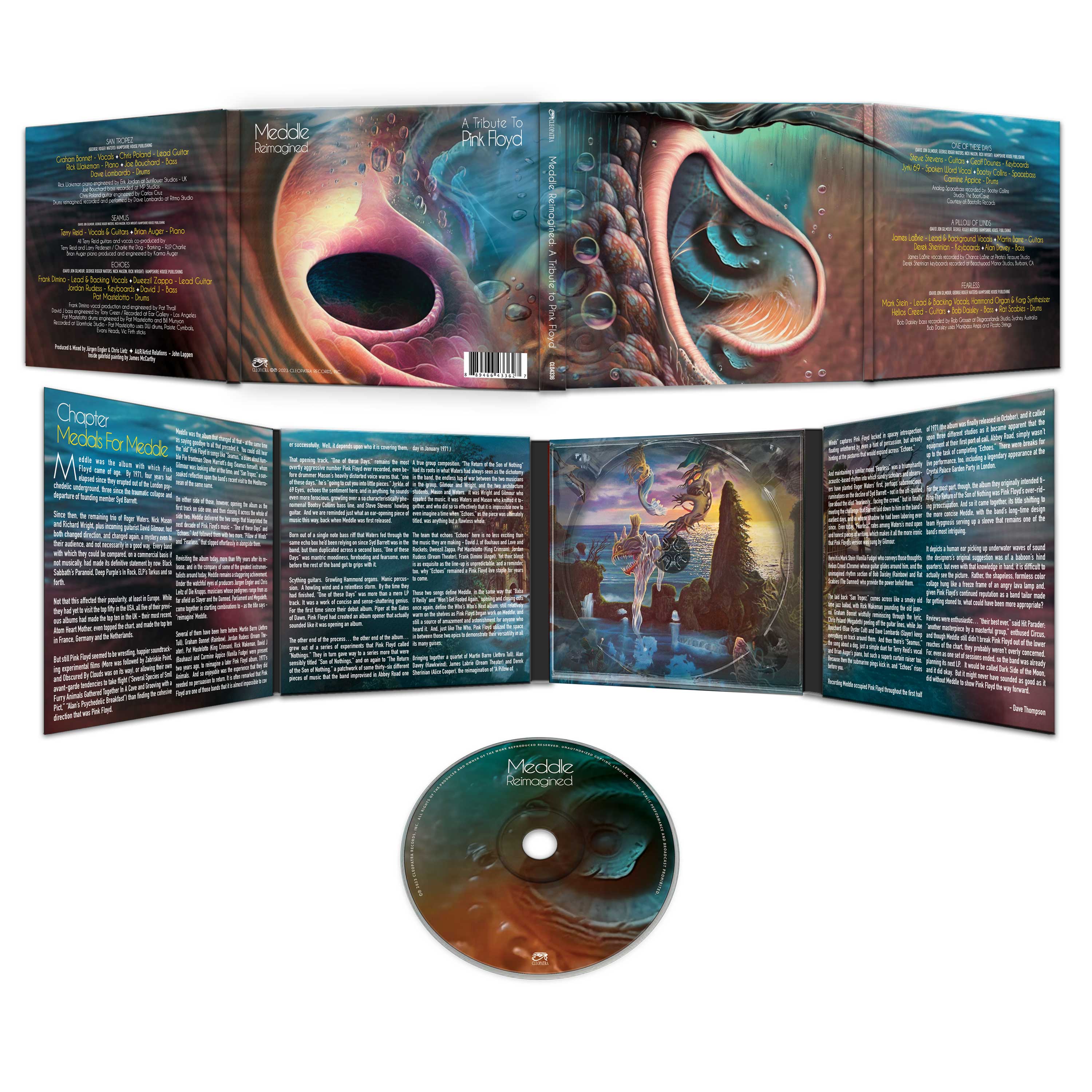 Meddle Reimagined – A Tribute to Pink Floyd (CD) - Image 3