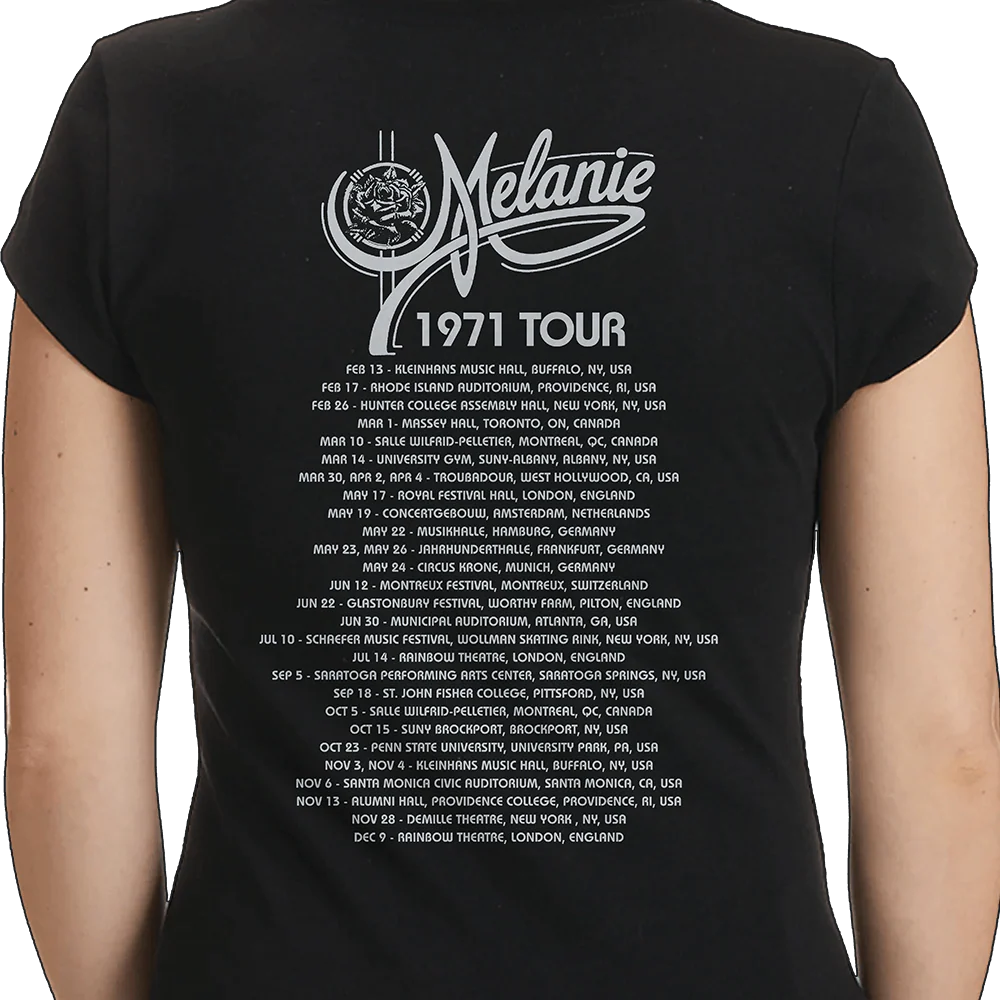 Melanie - 1971 Tour (Unisex T-Shirt) - Image 4
