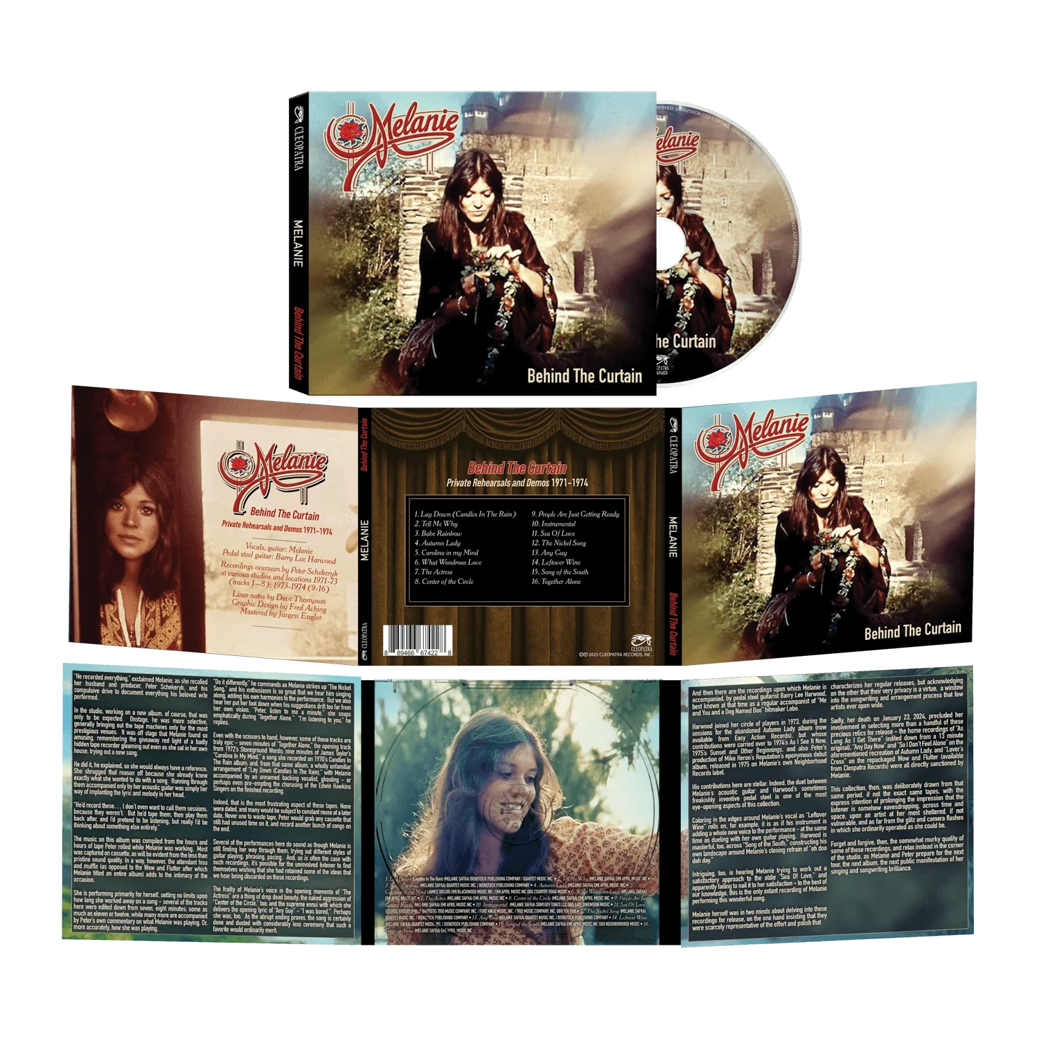 Melanie - Behind The Curtain (CD) - Image 2