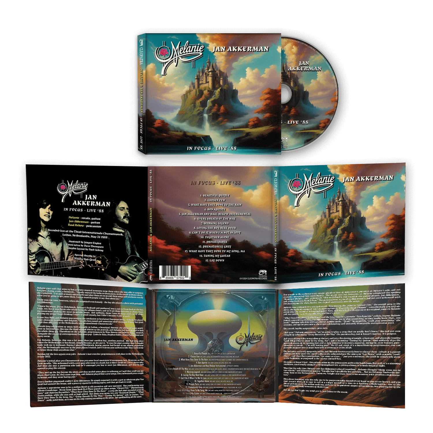 Melanie & Jan Akkerman - In Focus - Live '88 (CD) - Image 2