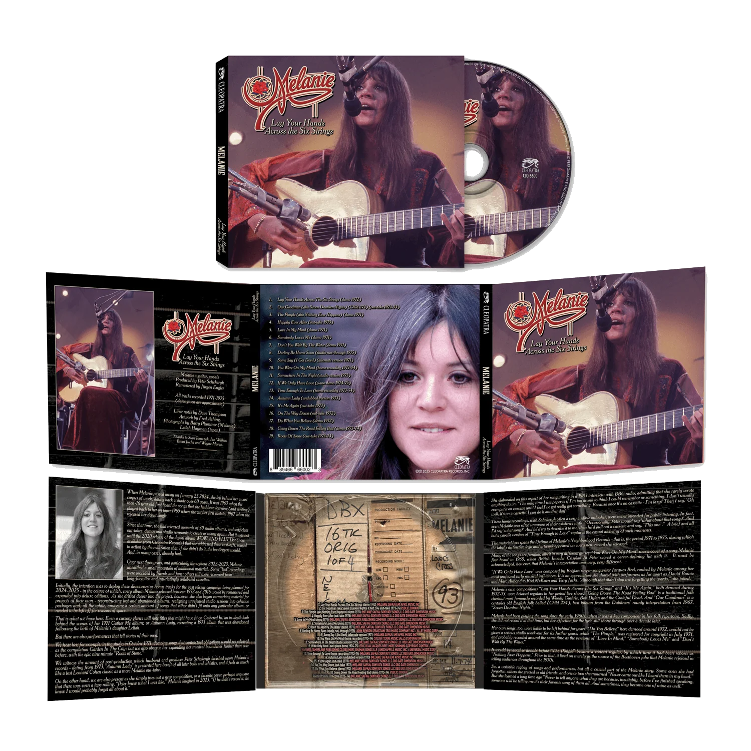 Melanie - Lay Your Hands Across The Six Strings (CD) - Image 2
