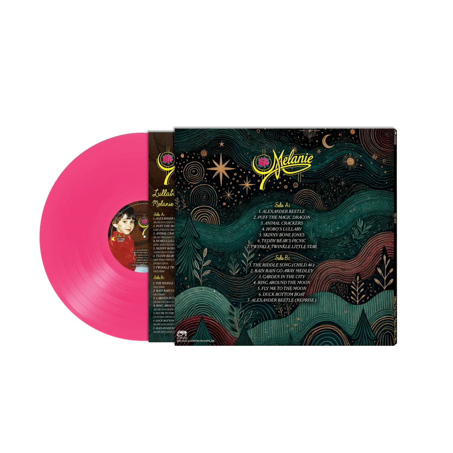 Melanie - Lullabies From Heaven - Melanie's Children's Album (Pink Vinyl LP) - Image 2