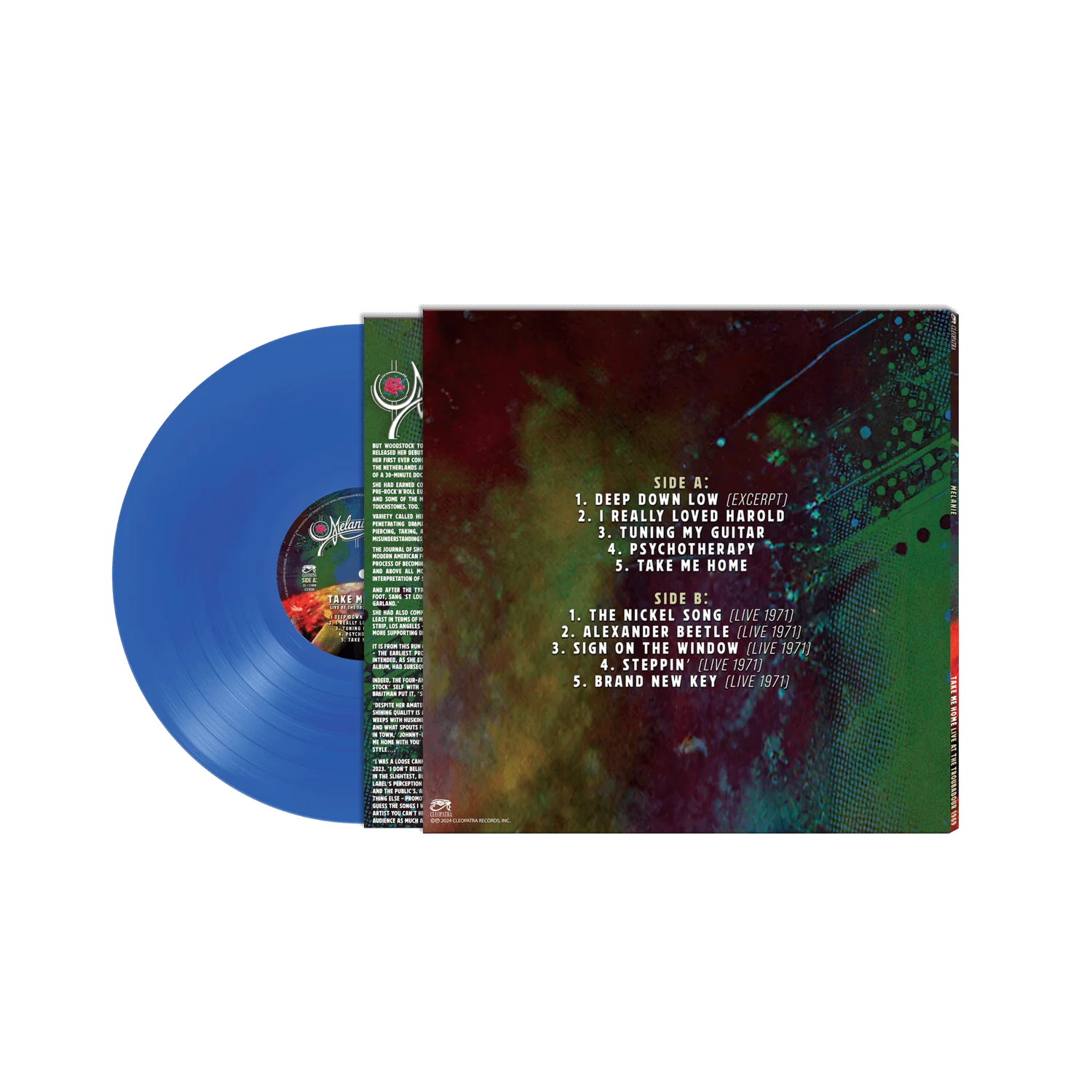 Melanie - Take Me Home - Live At The Troubadour 1969 (Blue Vinyl) - Image 2