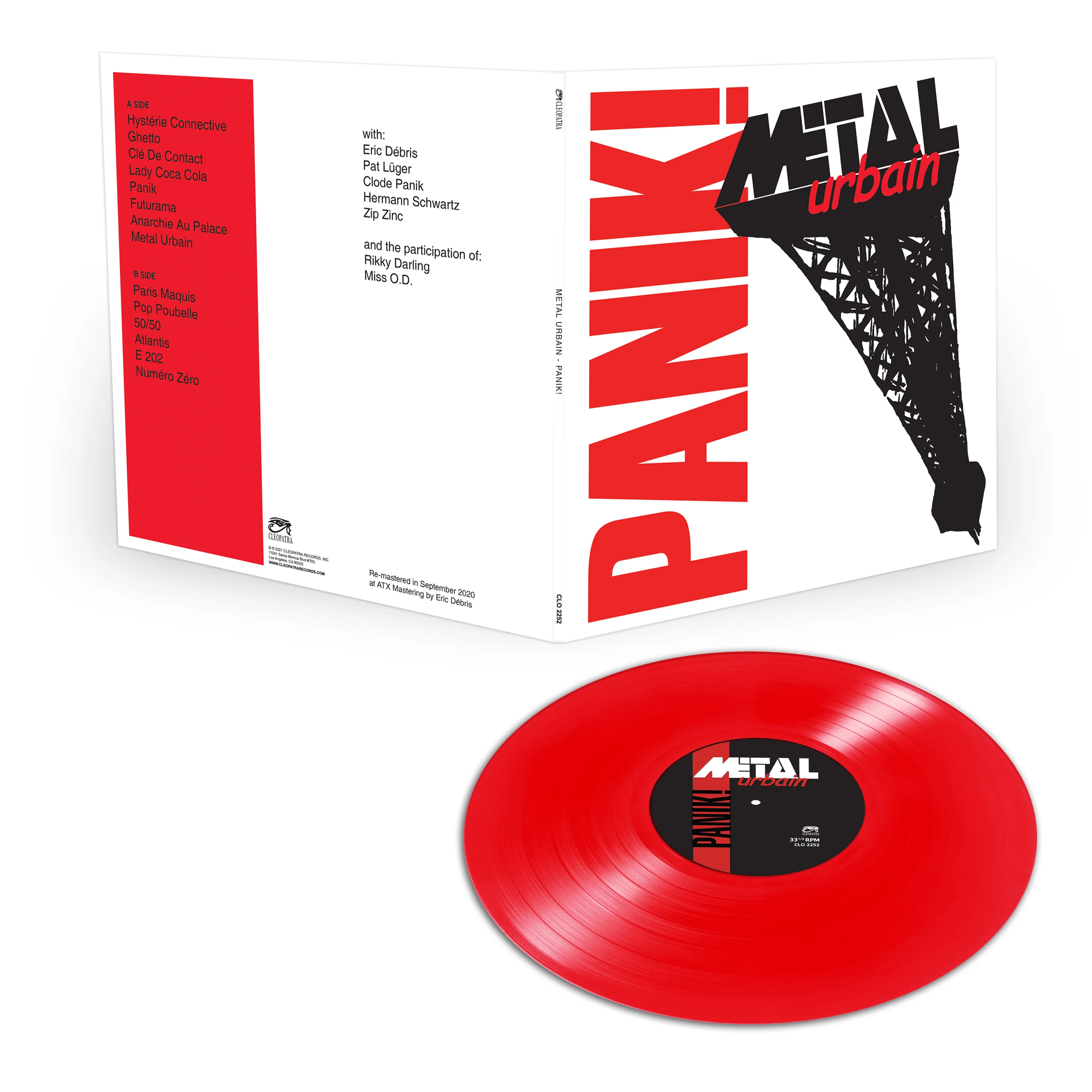 Metal Urbain - Panik! (Limited Edition Red Vinyl) - Image 2