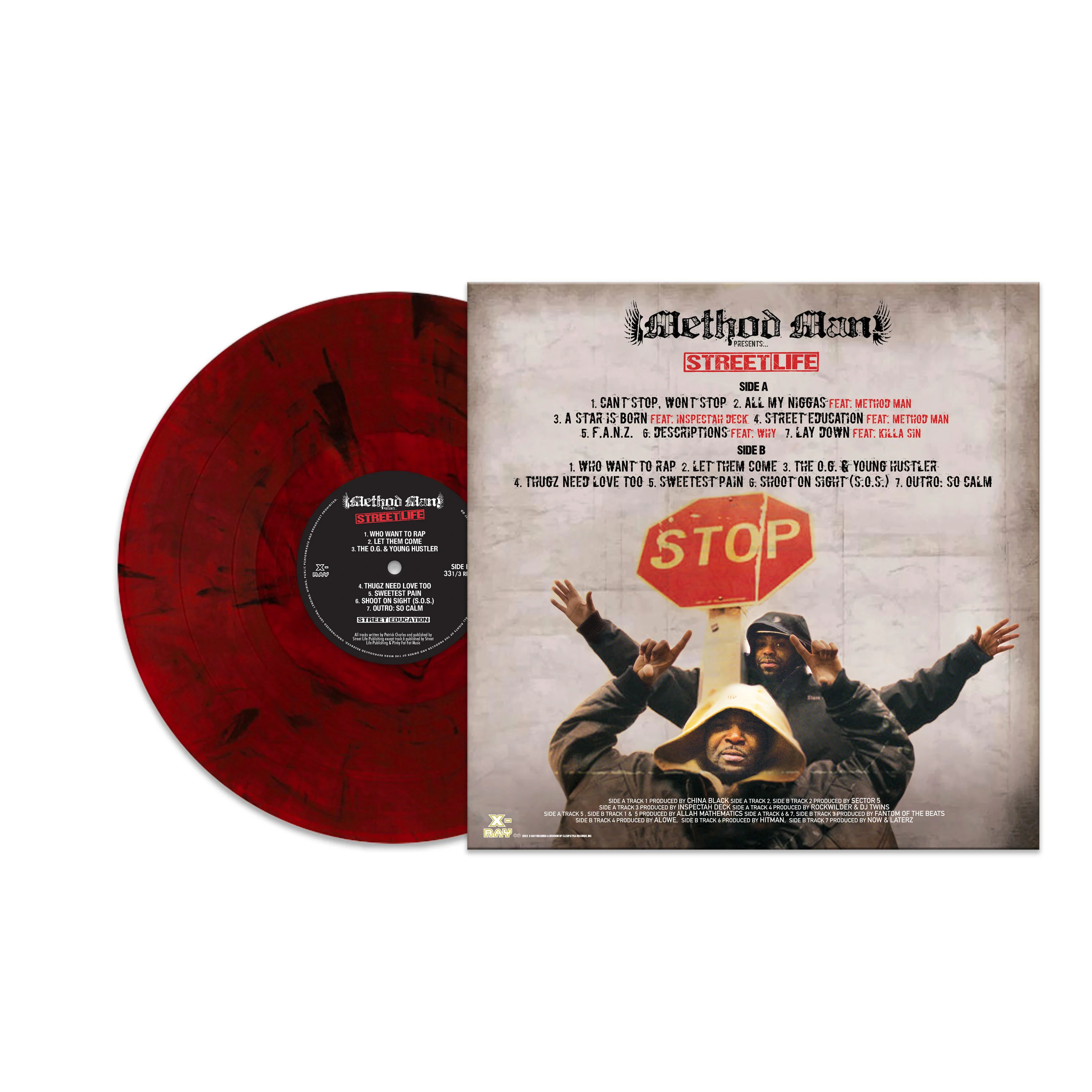 Method Man Presents Street Life - Street Education (Red Marble Vinyl) - Image 2