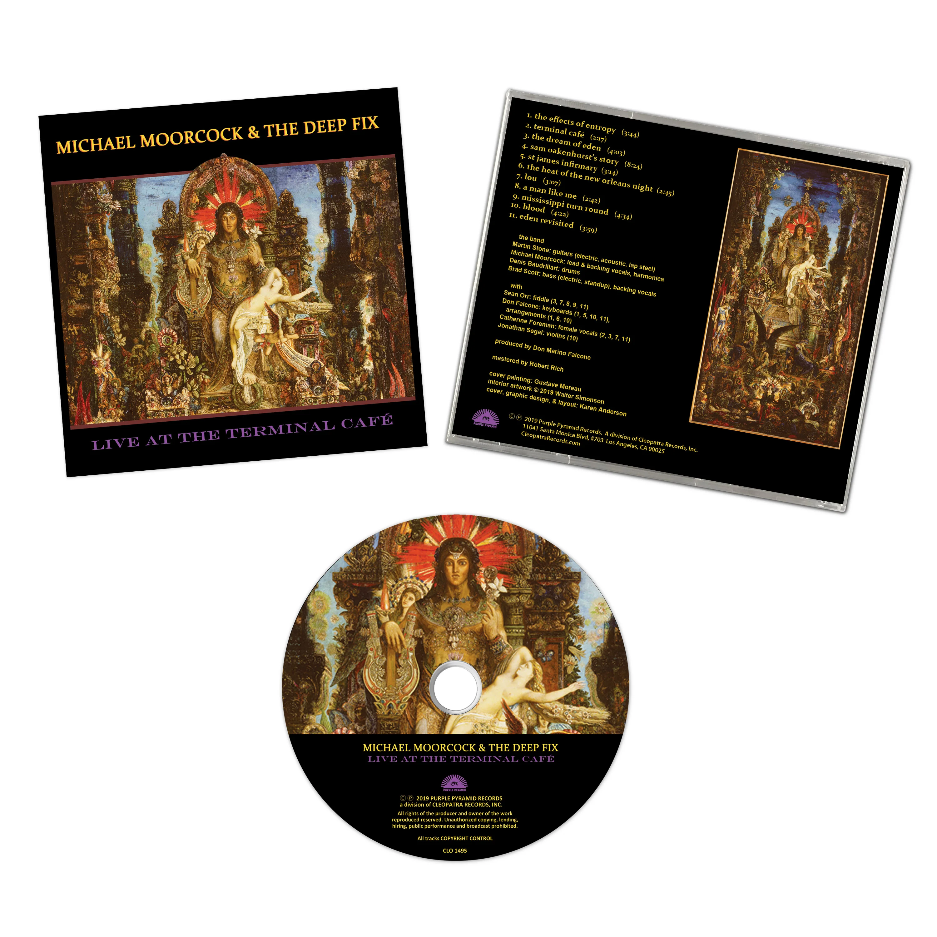 Michael Moorcock & The Deep Fix - Live At The Terminal Café (CD) - Image 3