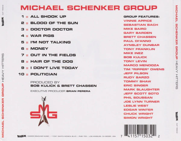 Michael Schenker Group - Heavy Hitters (CD) - Image 2