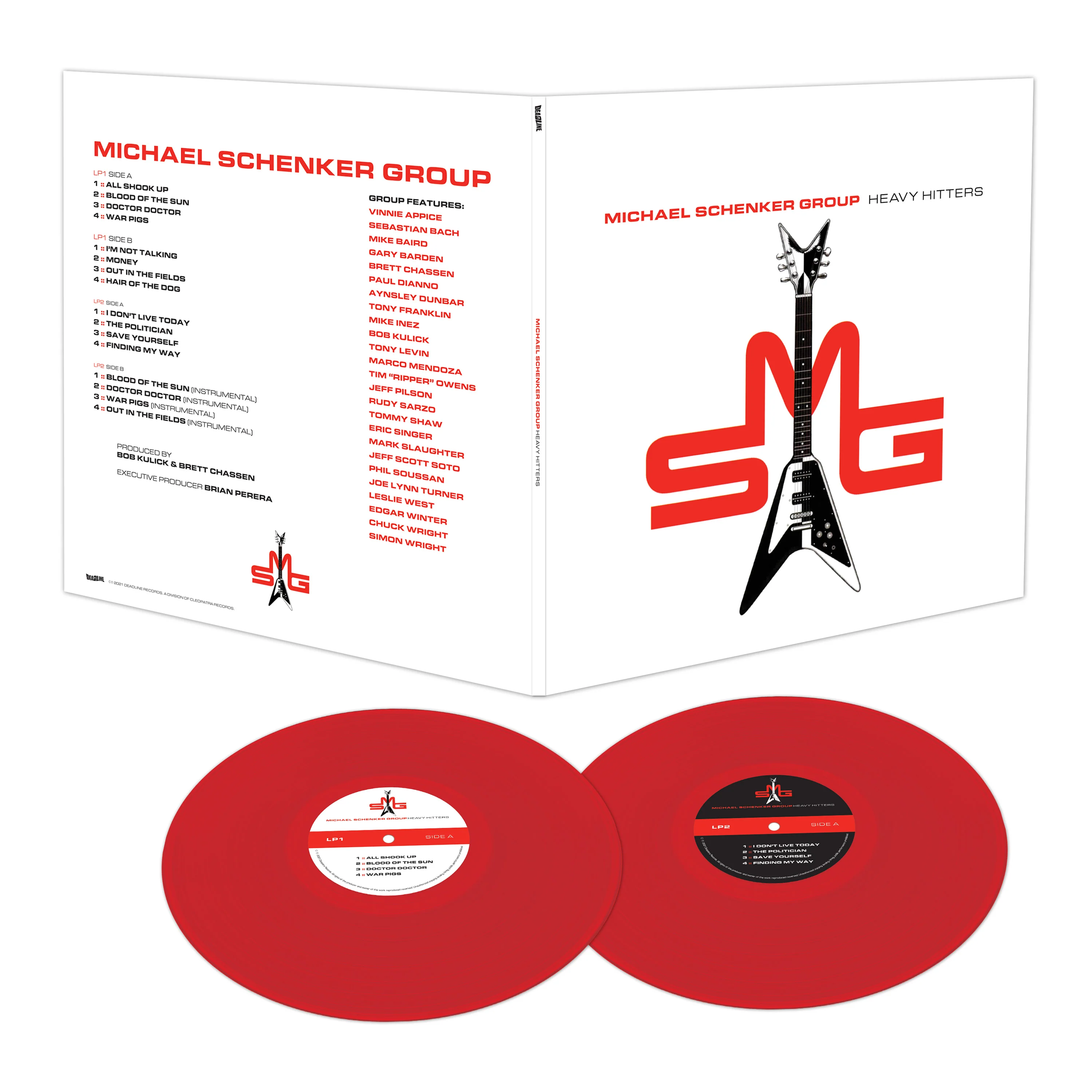 Michael Schenker Group - Heavy Hitters (Limited Edition Red Vinyl) - Image 2