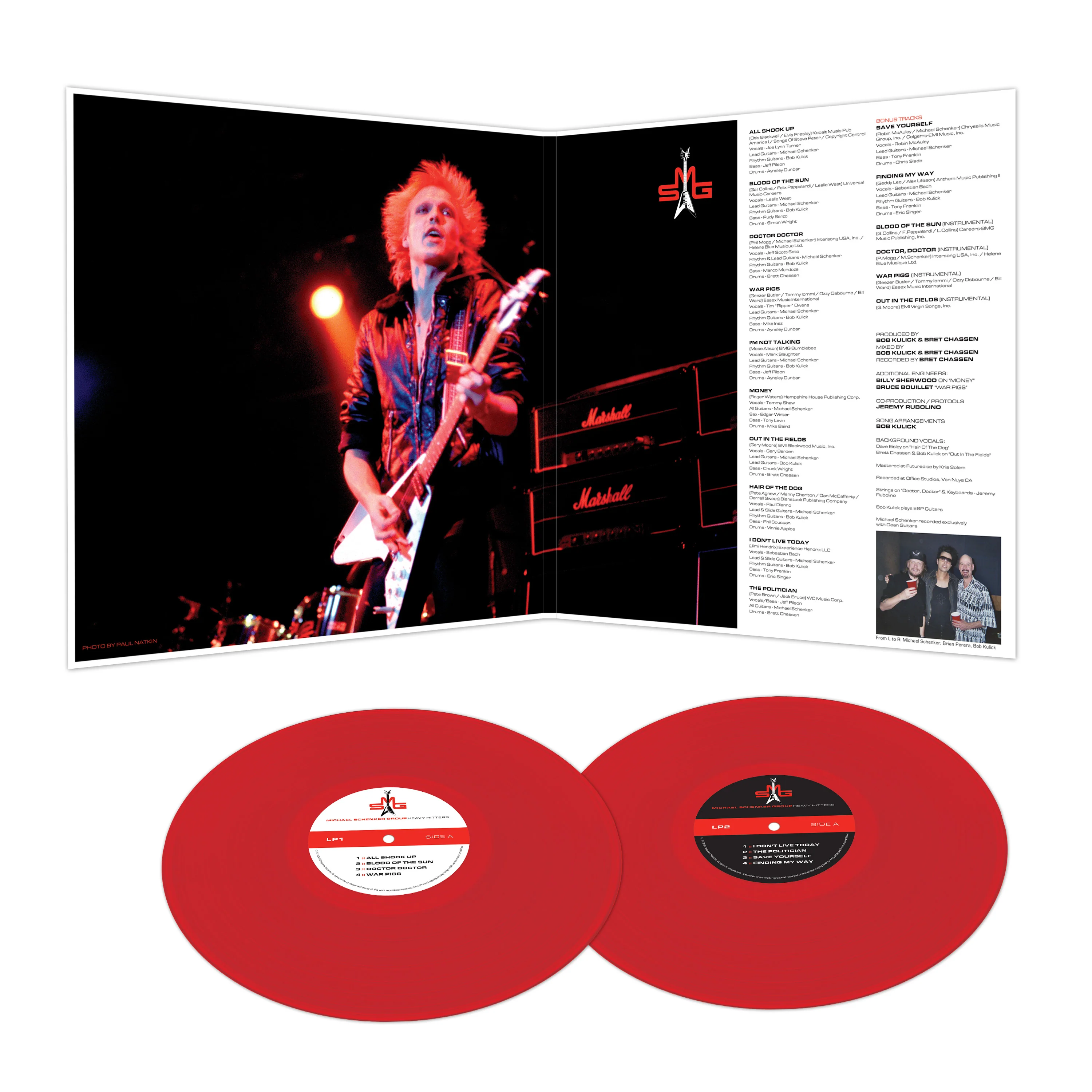 Michael Schenker Group - Heavy Hitters (Limited Edition Red Vinyl) - Image 3
