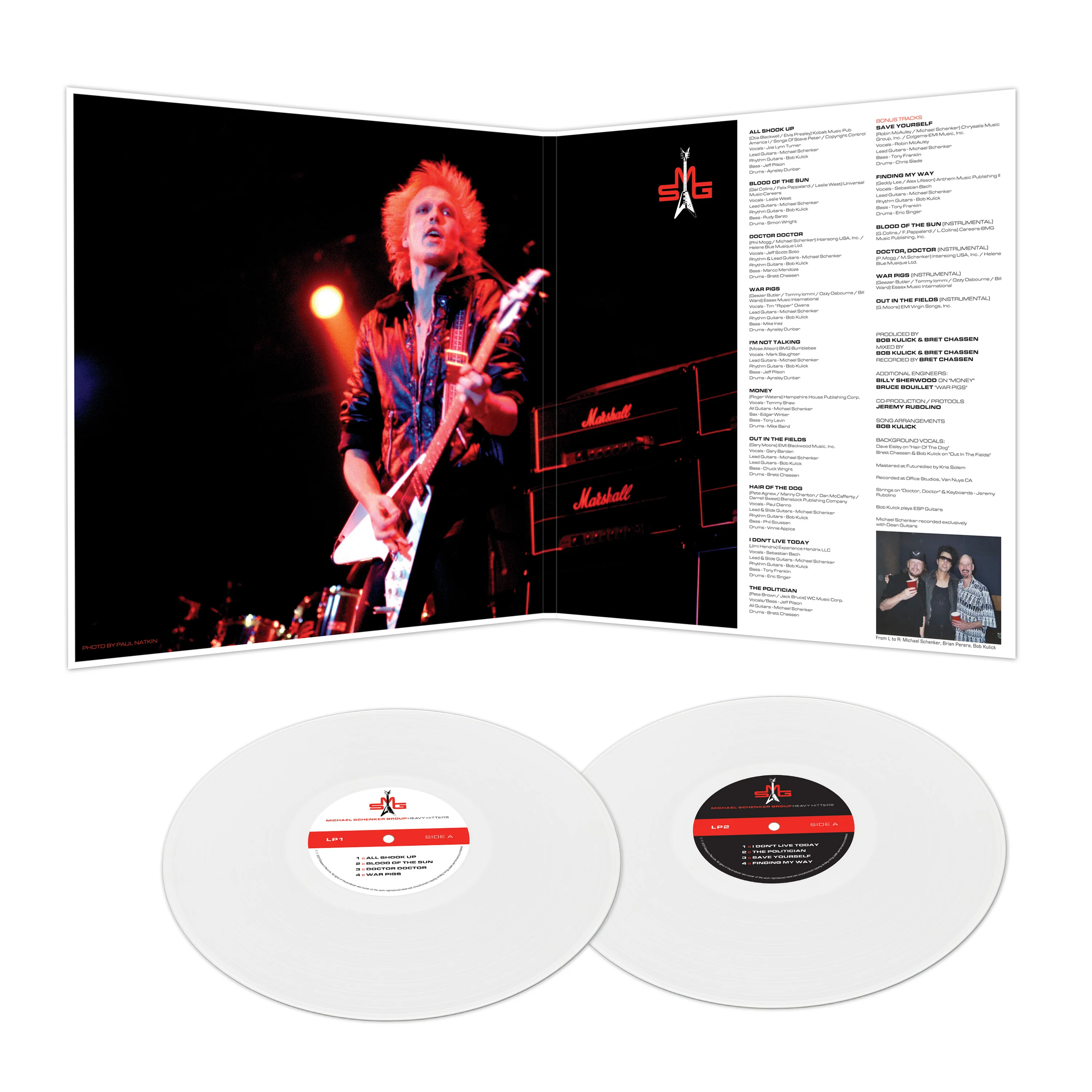 Michael Schenker Group - Heavy Hitters (Limited Edition White Double Vinyl) - Image 3