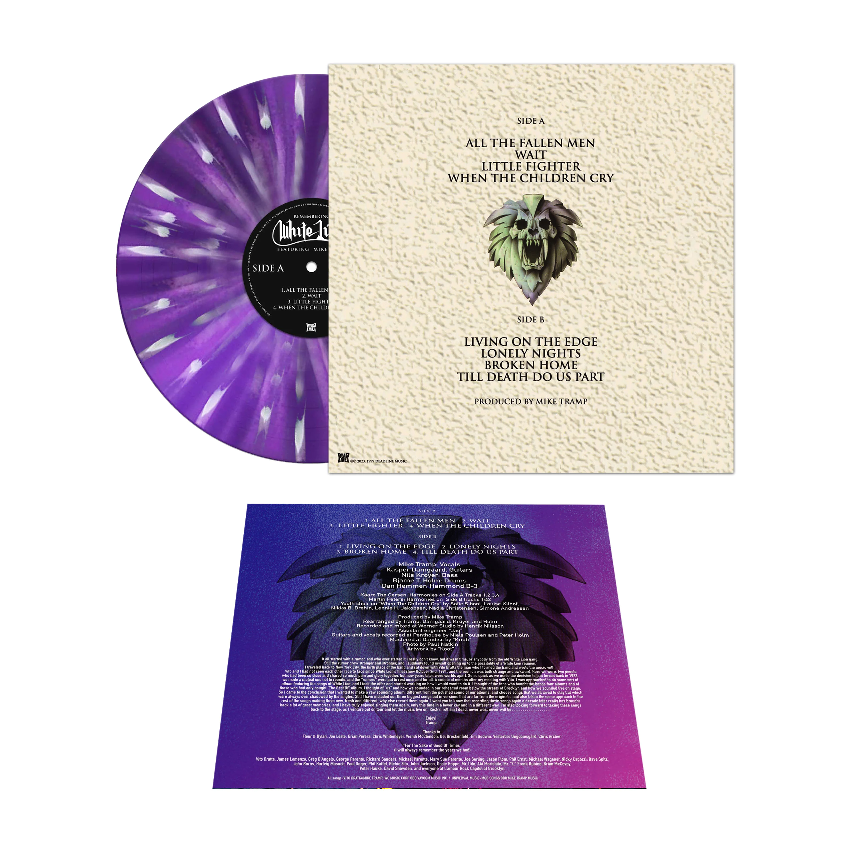 Mike Tramp - Remembering White Lion (Purple-White Splatter Vinyl) - Image 3