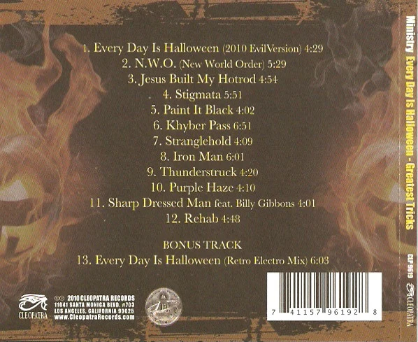 Ministry - Every Day Is Halloween - Greatest Tricks (CD) - Image 3