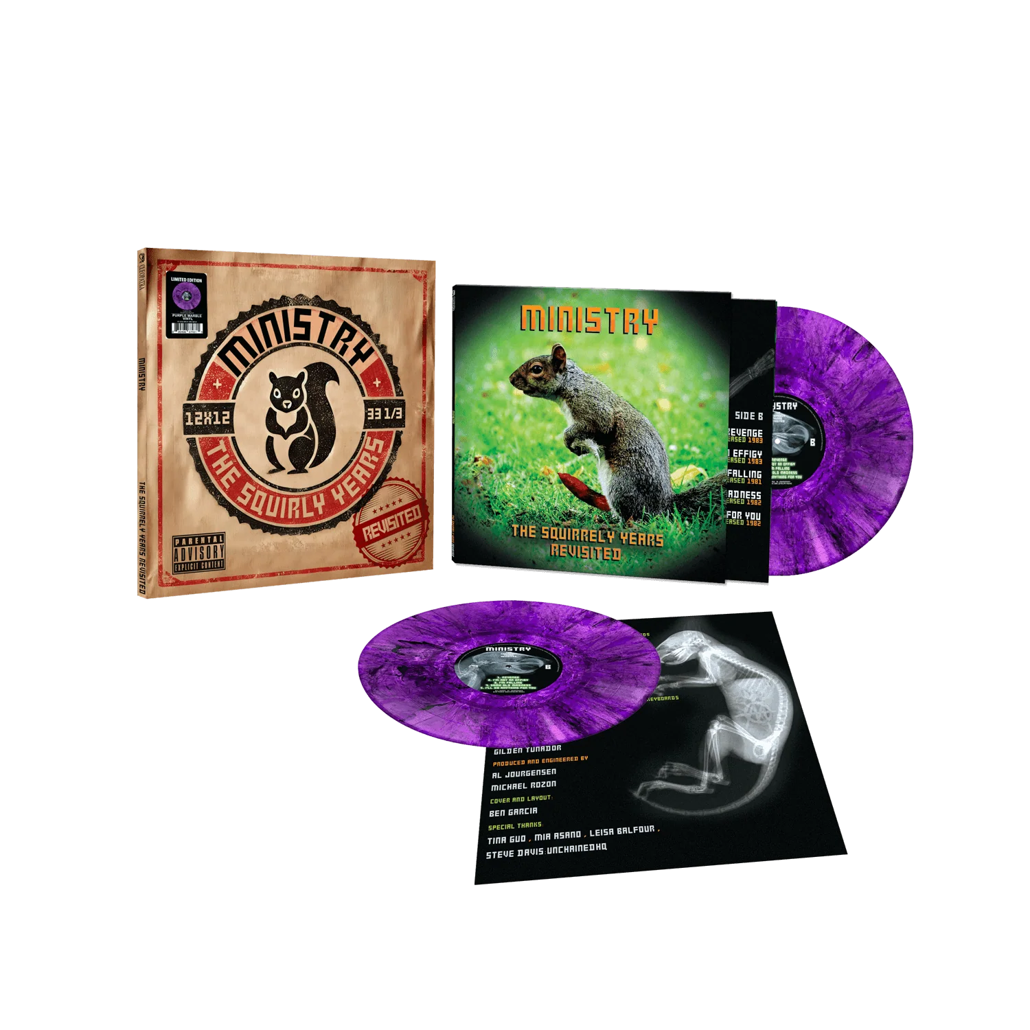 Ministry - The Squirrely Years Revisited (Colored Vinyl LP) - Image 4