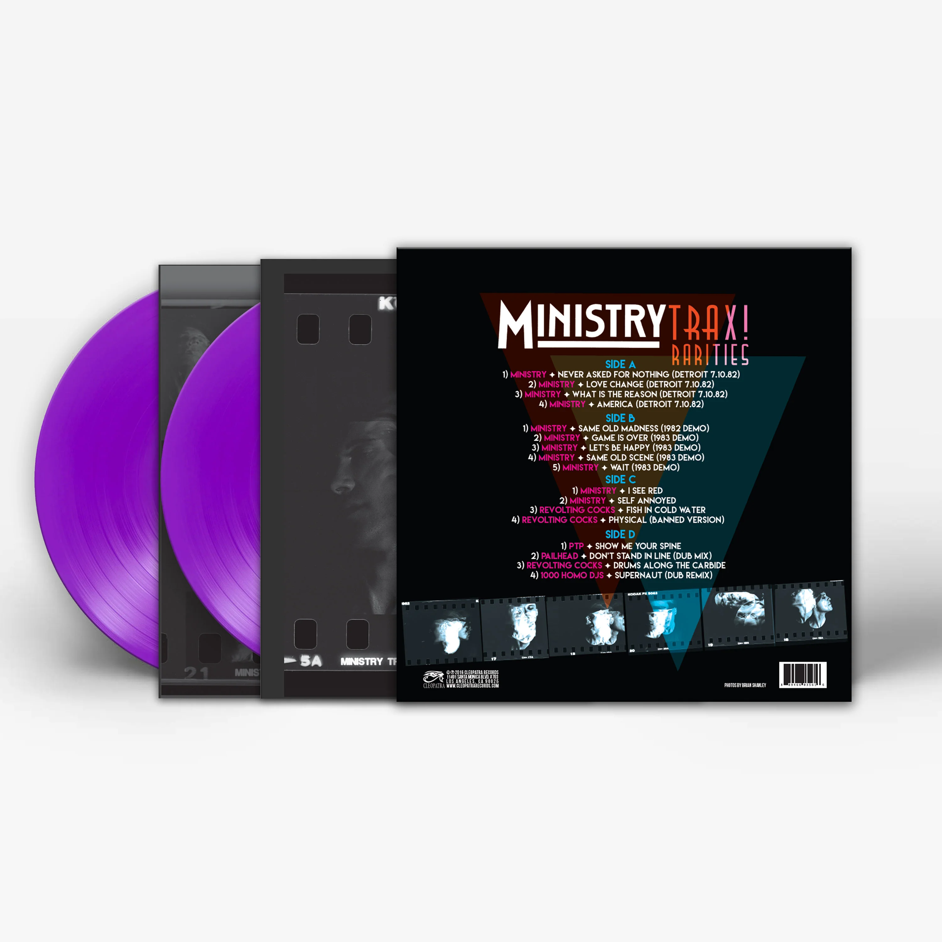 Ministry - Trax! Rarities (Limited Edition Purple Vinyl 2 LP) - Image 3