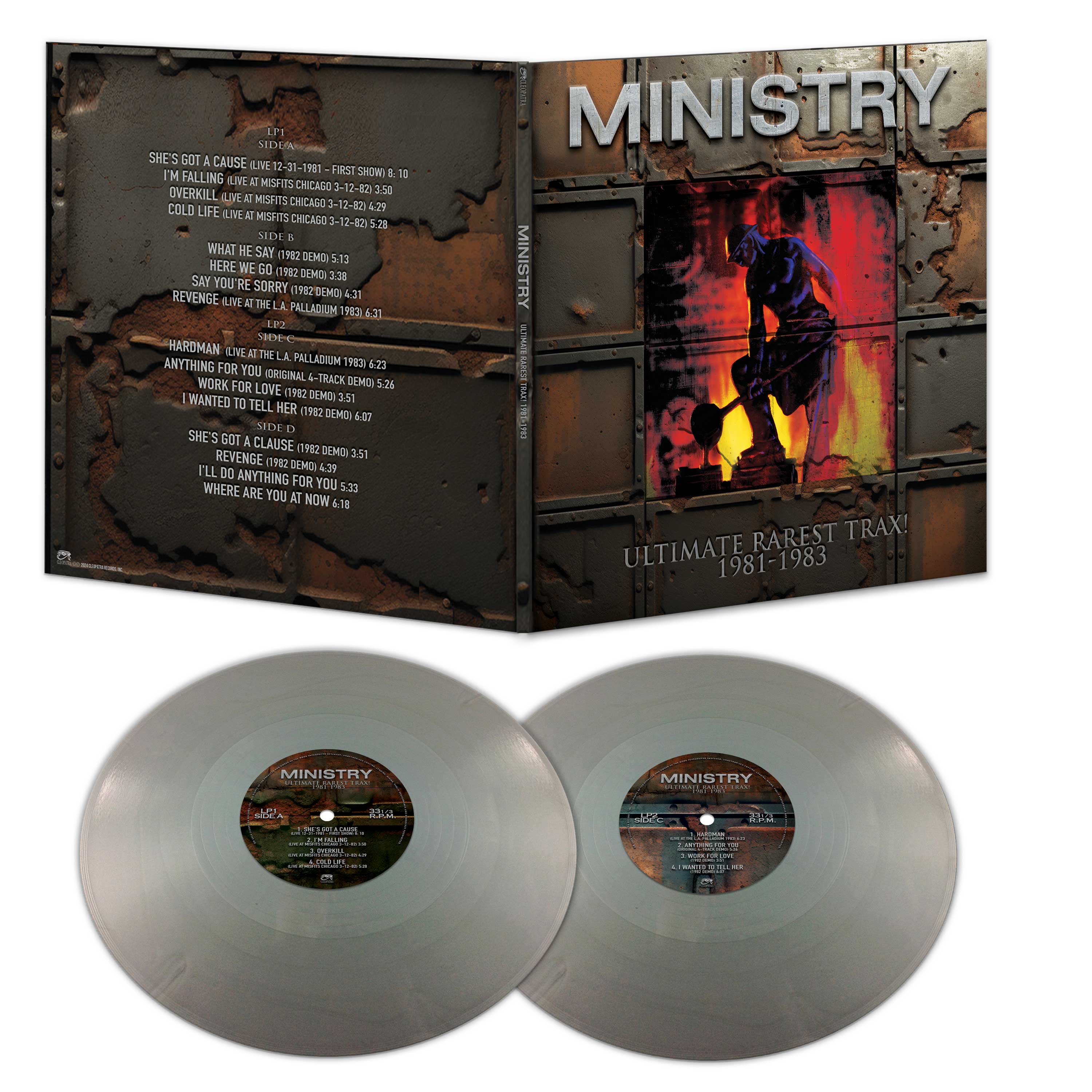 Ministry - Ultimate Rarest Tracks (Silver Double Vinyl) - Image 2