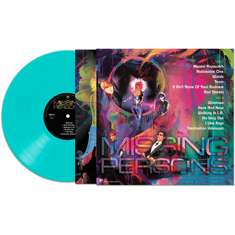 Missing Persons - Live In Santa Clarita, CA - October 10, 1982 (Aqua/Blue Vinyl) - Image 2
