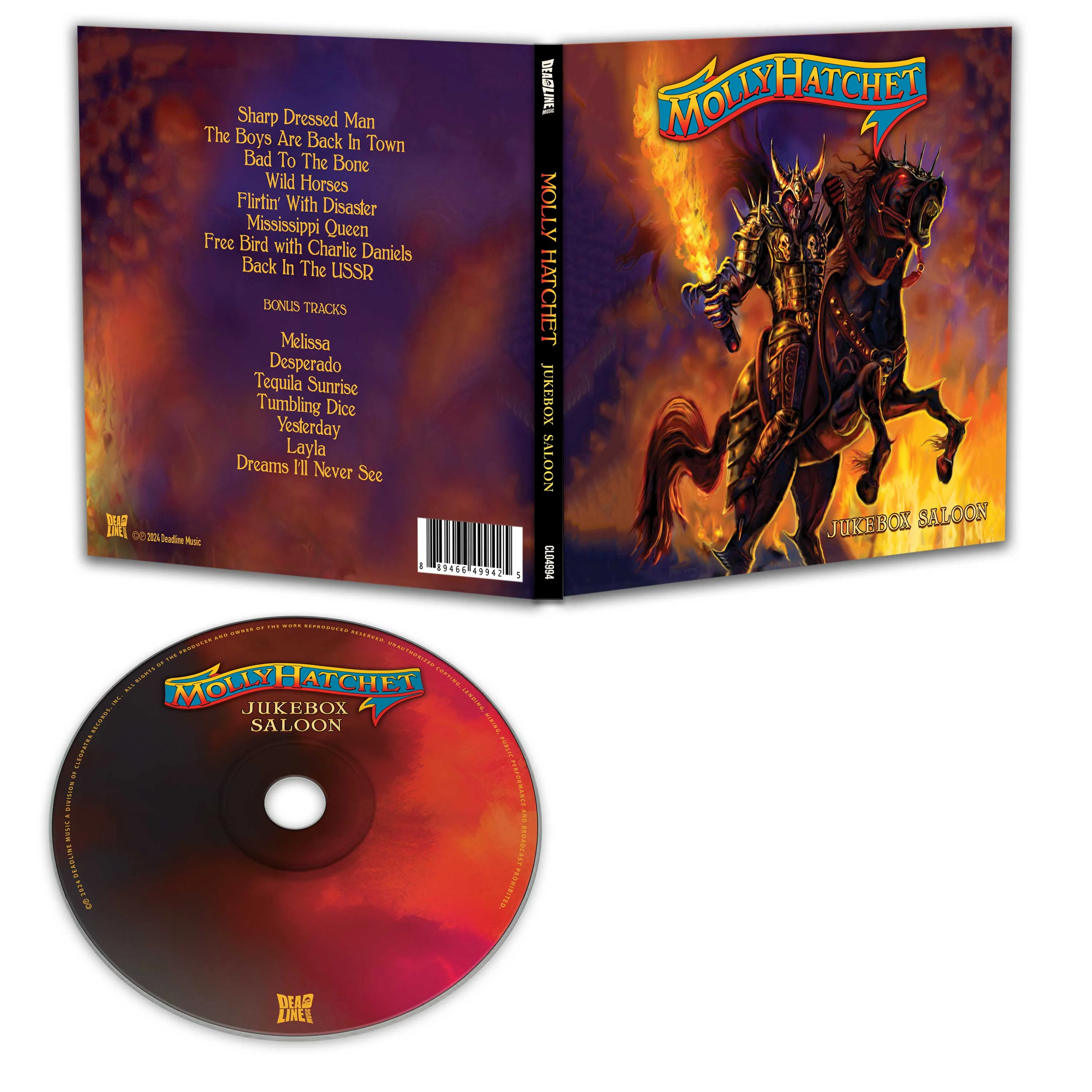 Molly Hatchet - Jukebox Saloon (CD) - Image 2