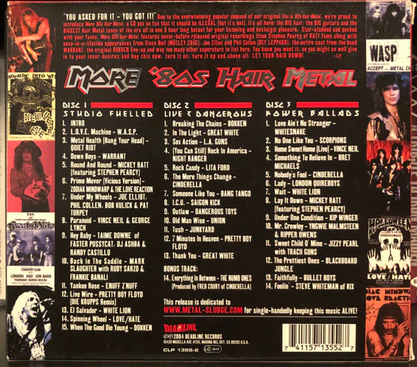More ‘80s Hair Metal  (3 CD) - Image 2