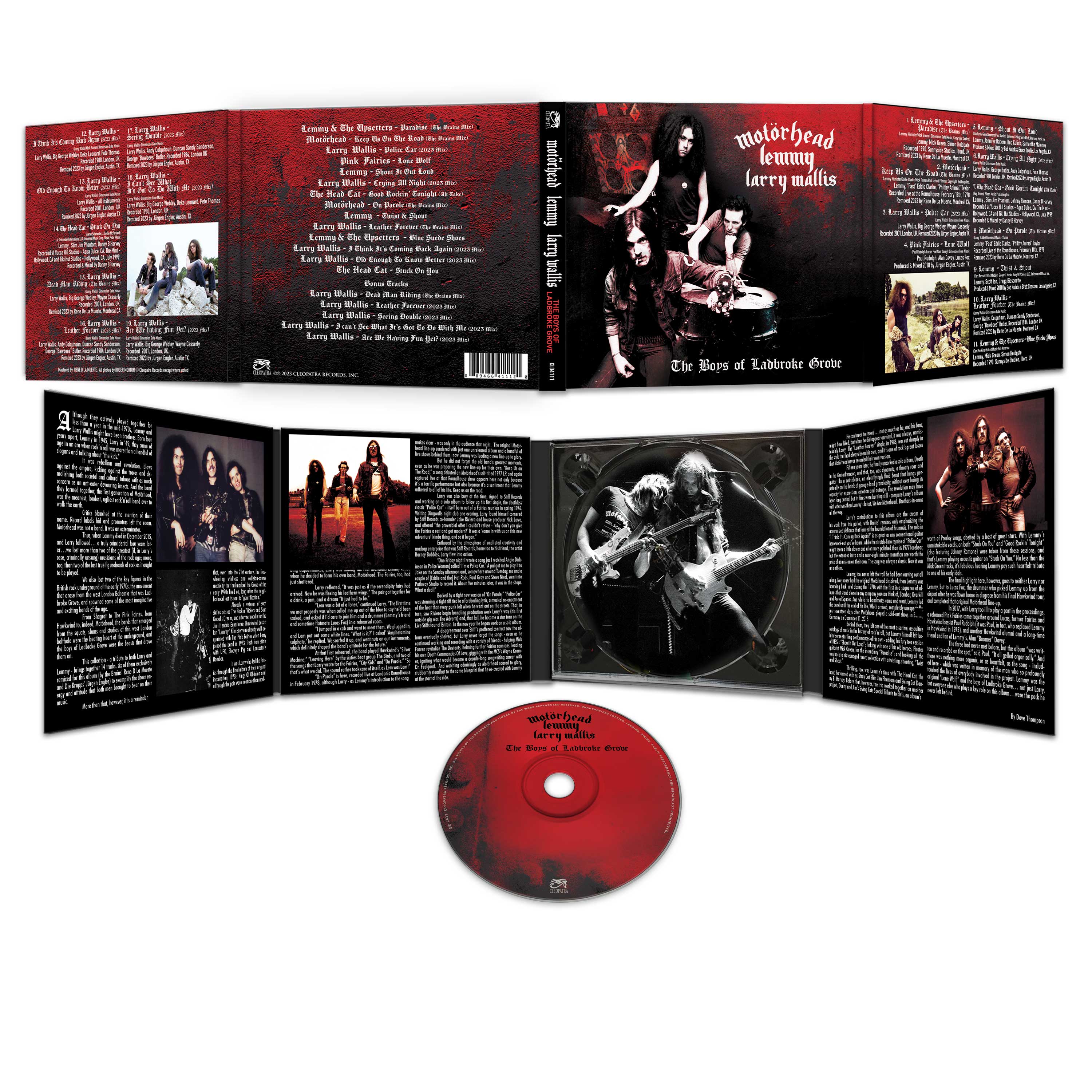 Motörhead, Lemmy & Larry Wallis - The Boys of Ladbroke Grove (CD) - Image 3