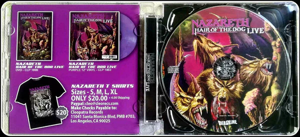 Nazareth - Hair Of The Dog Live (CD) - Image 3