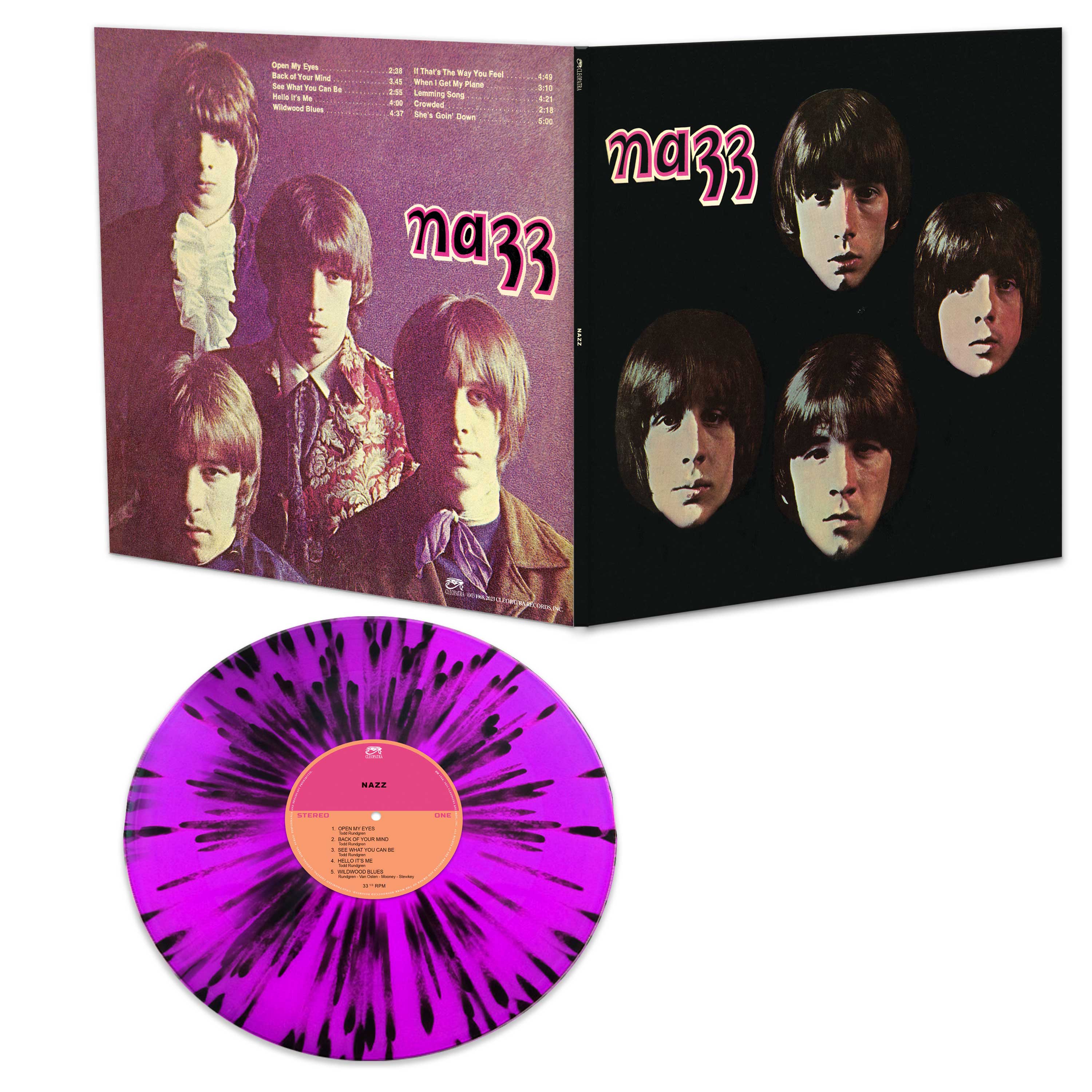 Nazz - Nazz (Gatefold Purple-Black Splatter Vinyl) - Image 2