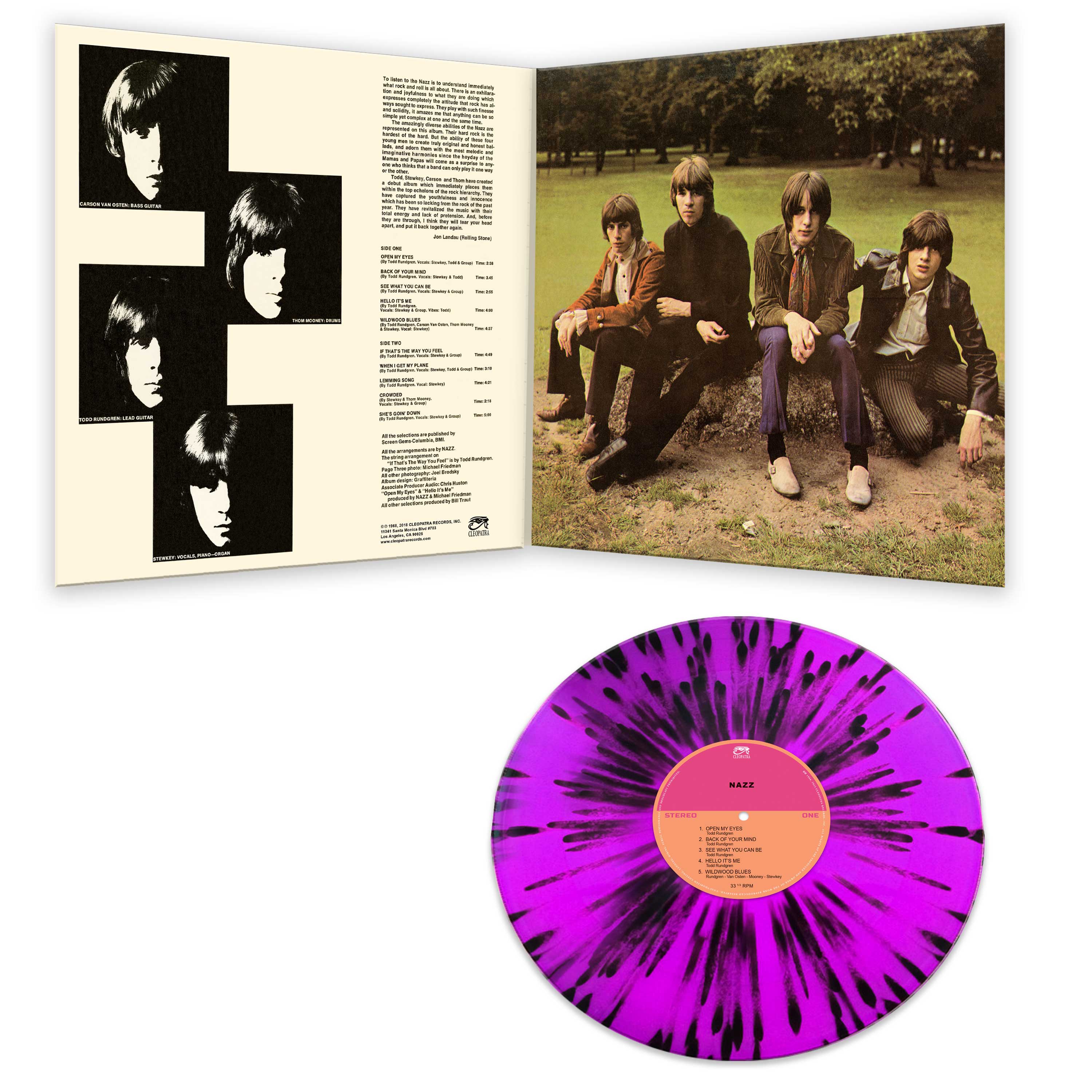 Nazz - Nazz (Gatefold Purple-Black Splatter Vinyl) - Image 3