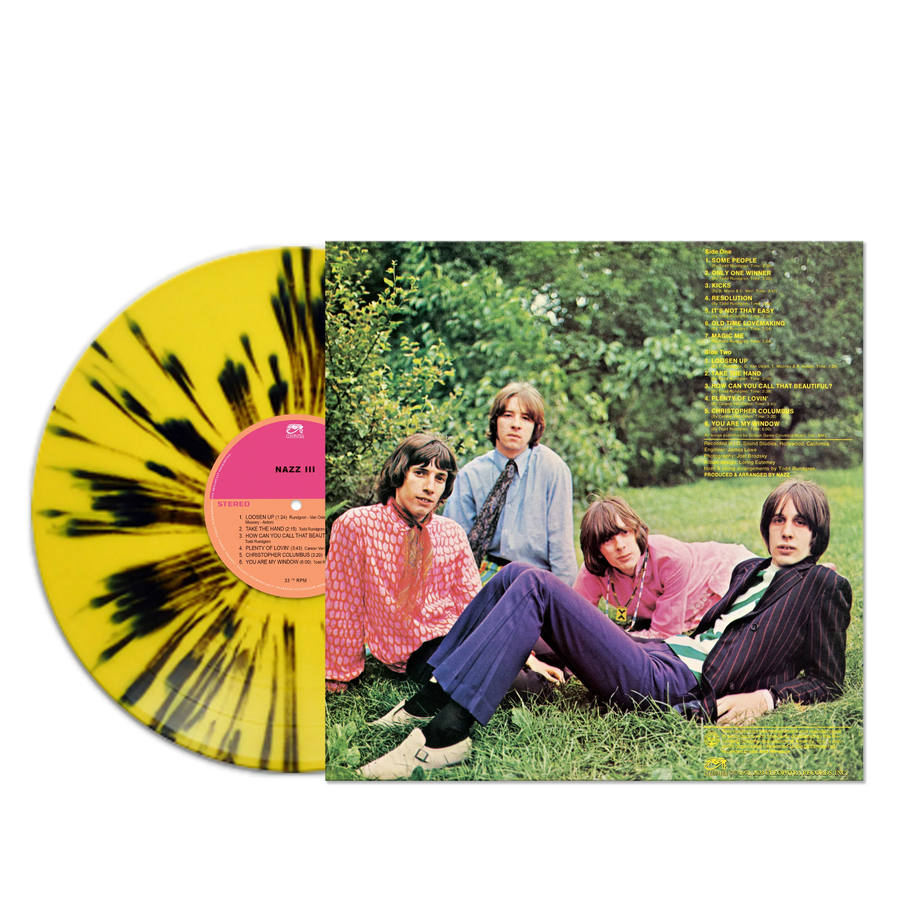 Nazz - III (Yellow-Black Splatter Vinyl) - Image 2