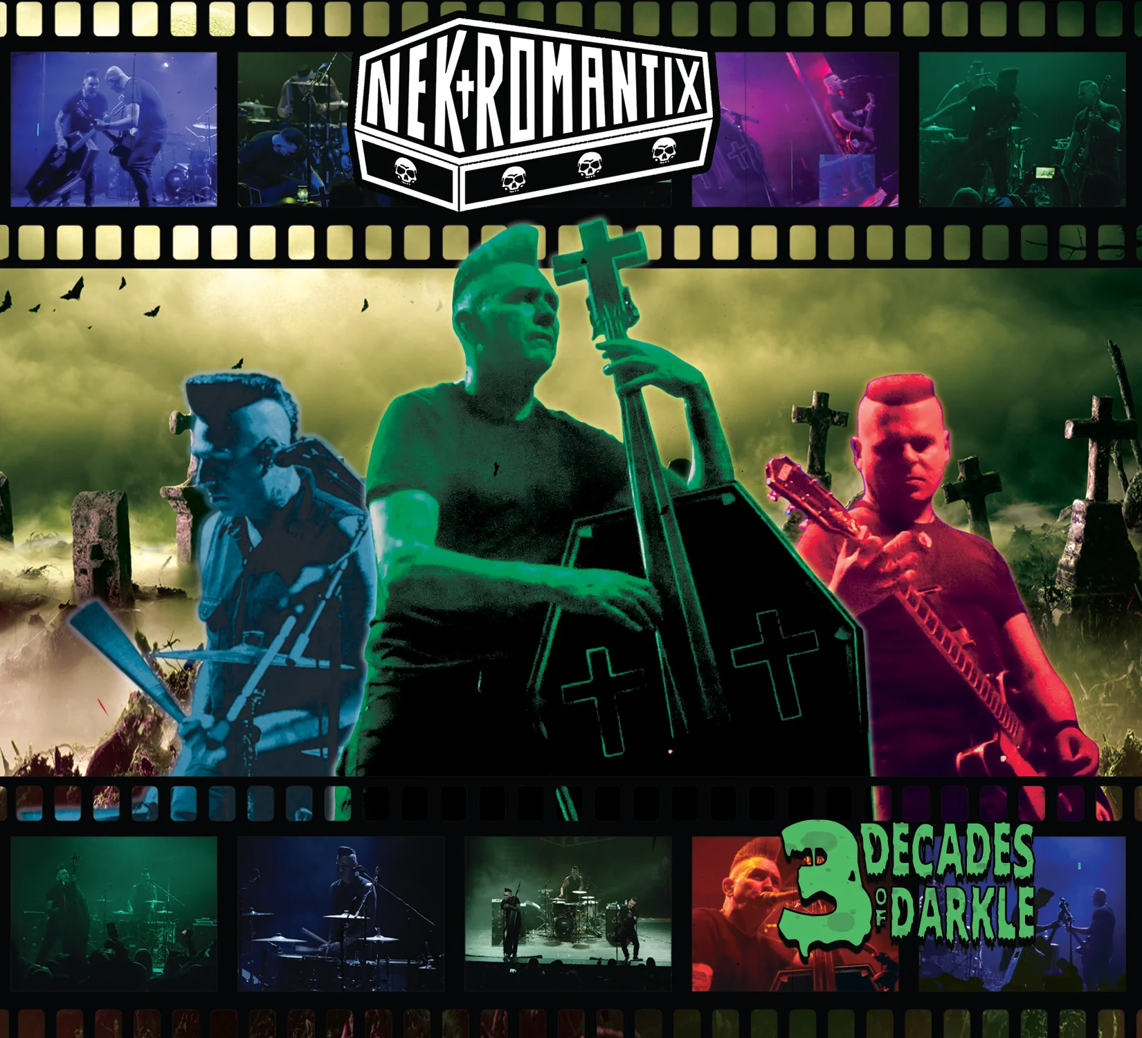 Nekromantix - 3 Decades of Darkle (Limited Edition Colored Double Vinyl) - Image 12